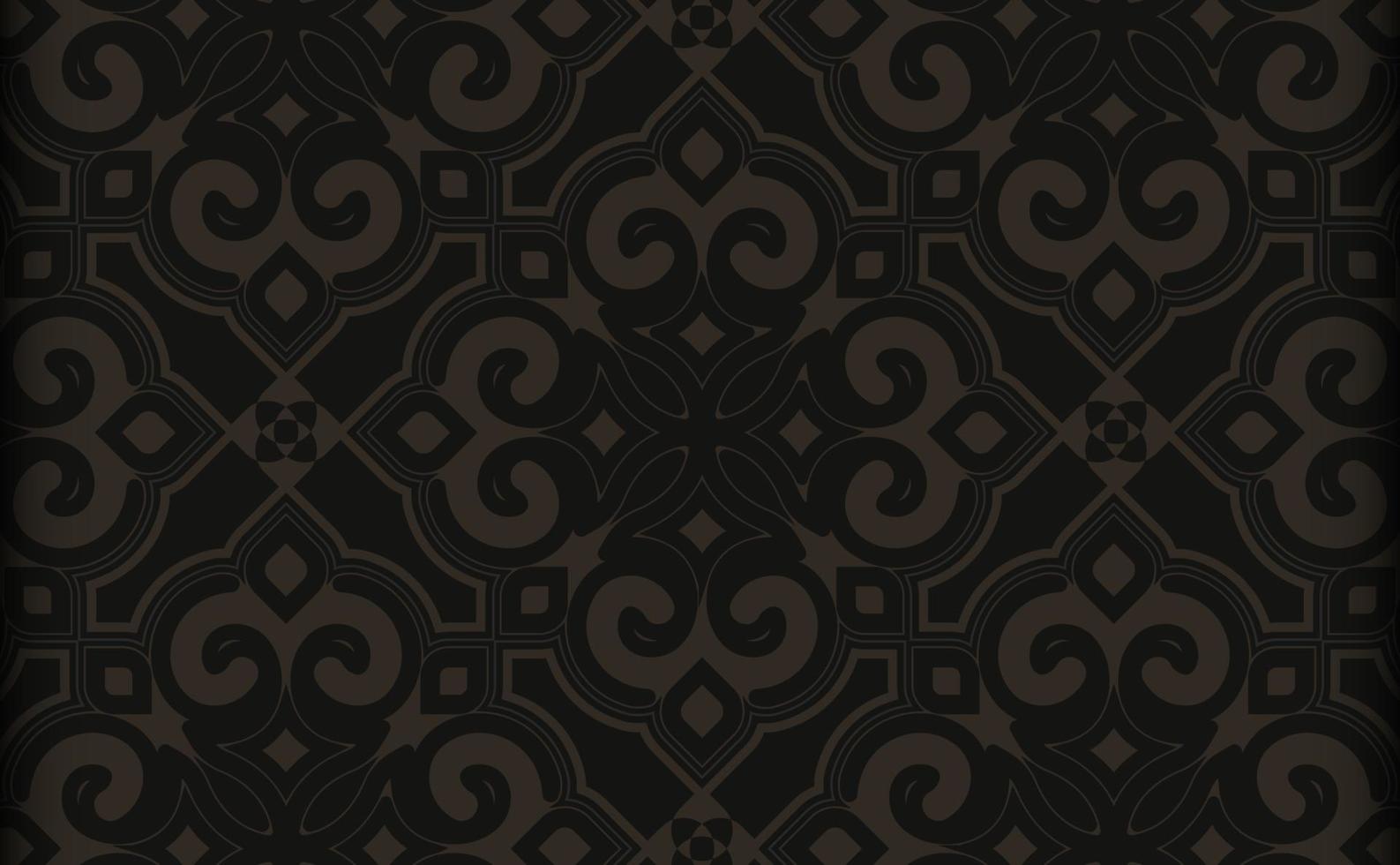 dark ethnic seamless pattern template vector