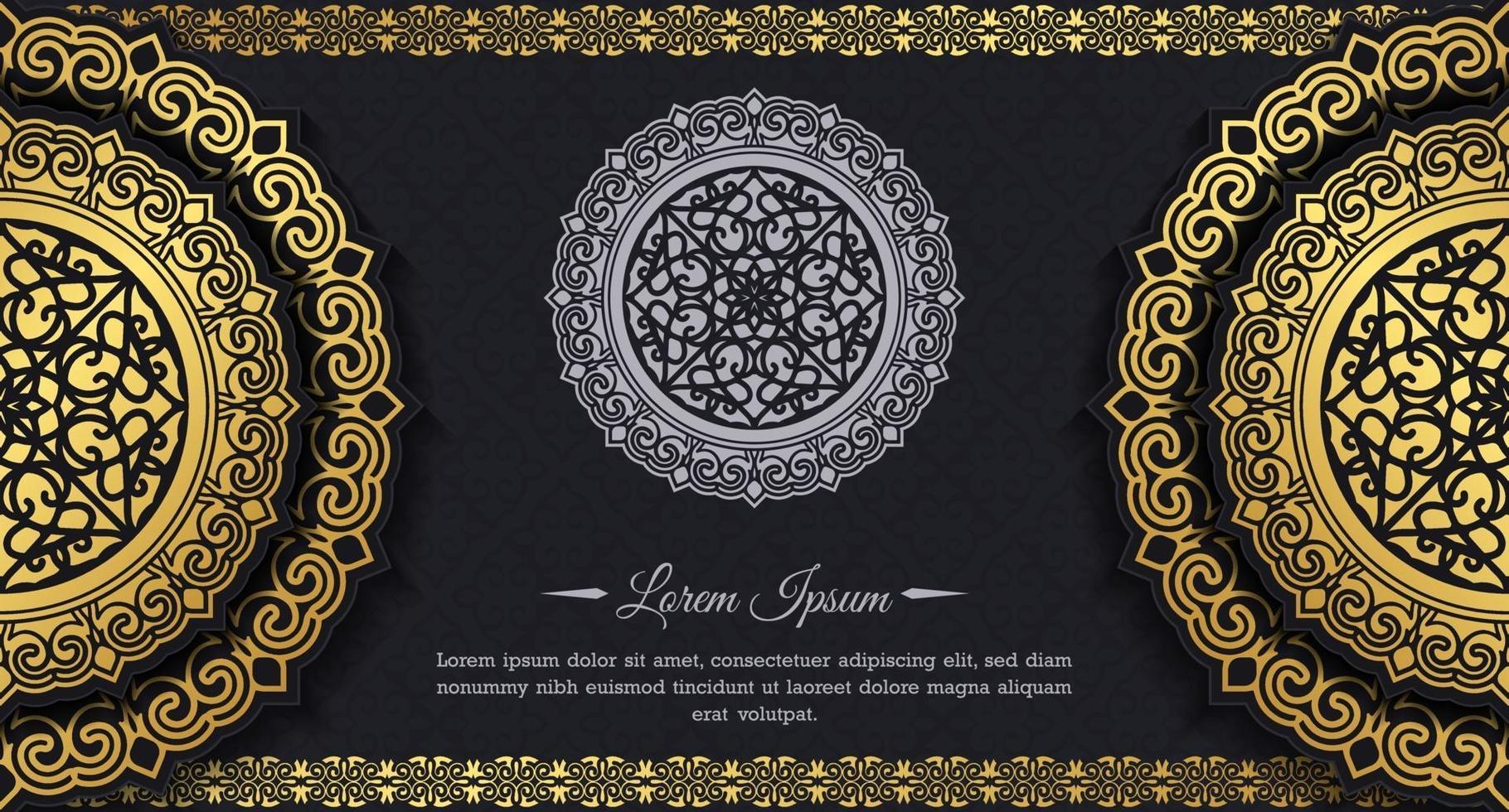 Luxury ornamental mandala background vector