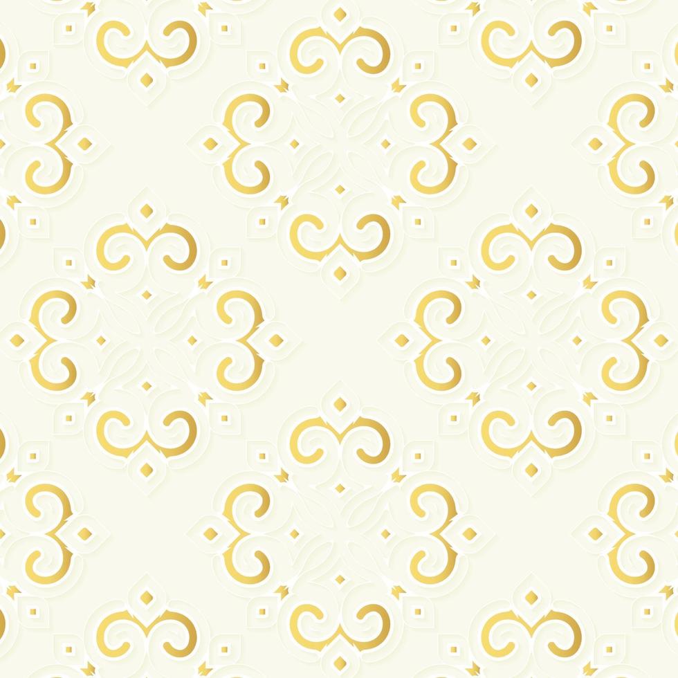 Luxury ornament pattern design background vector