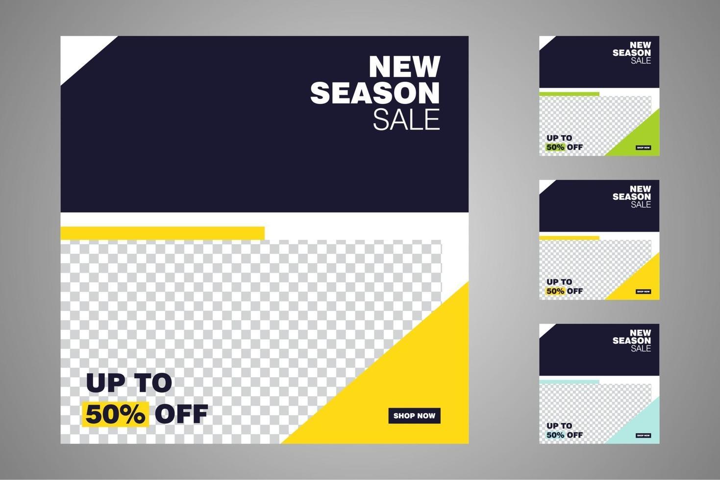 Suitable for social media posts templates and web or internet ads. vector