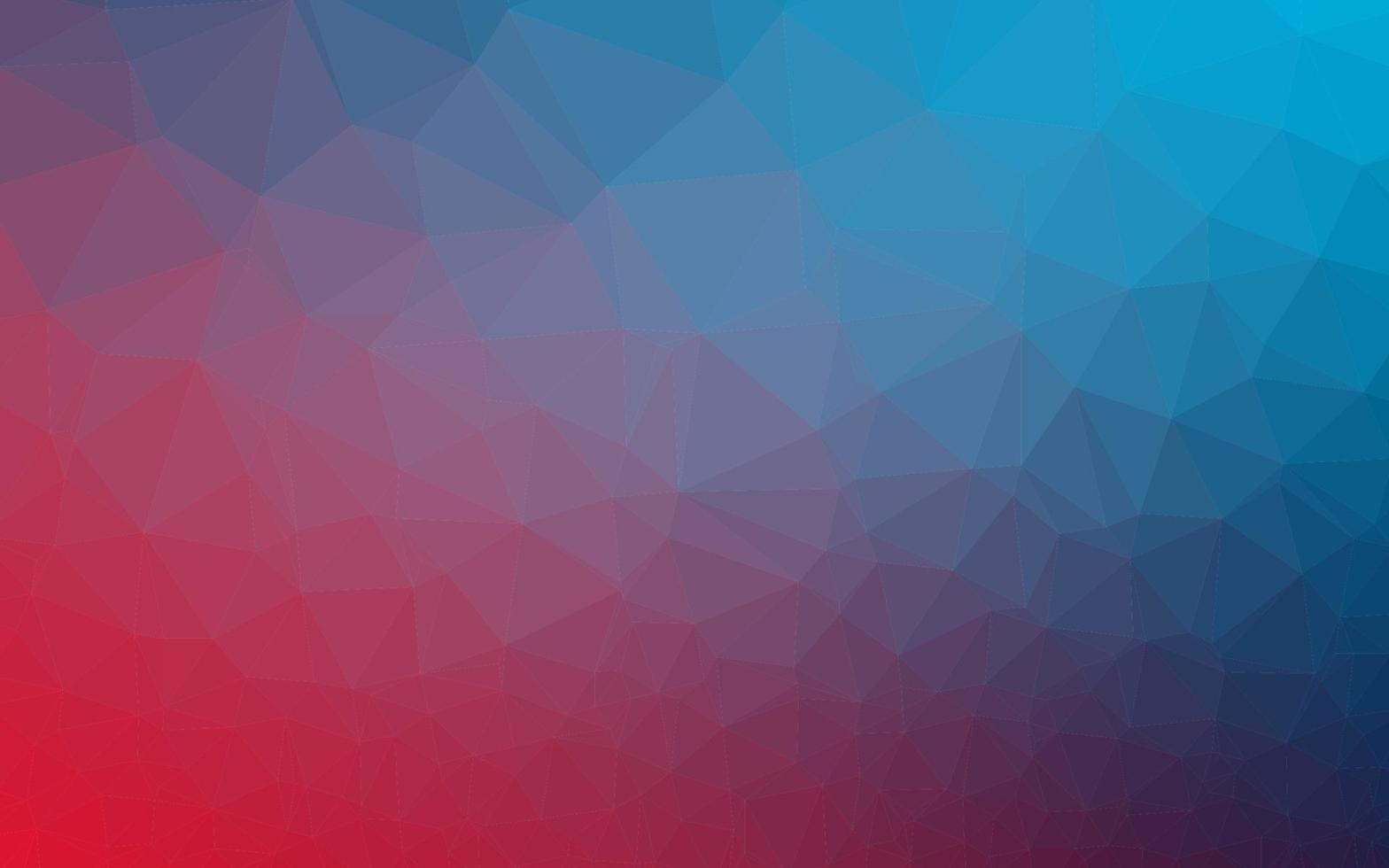 textura de triángulo borroso vector azul oscuro, rojo.