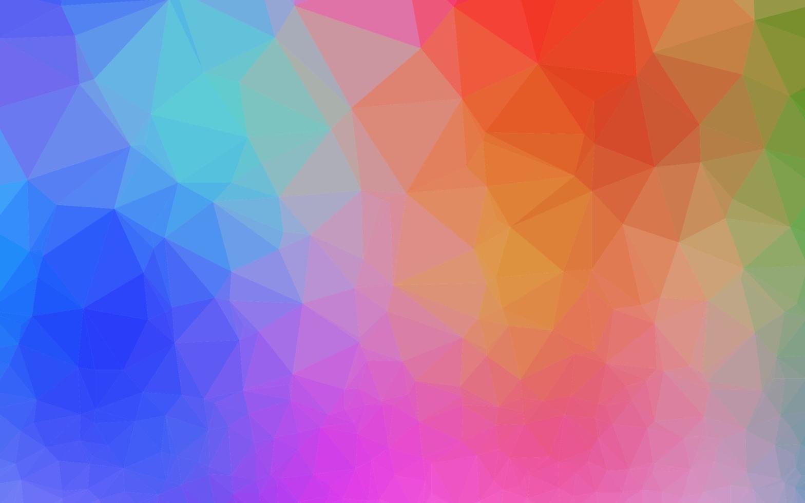 Light Multicolor, Rainbow vector polygonal pattern.