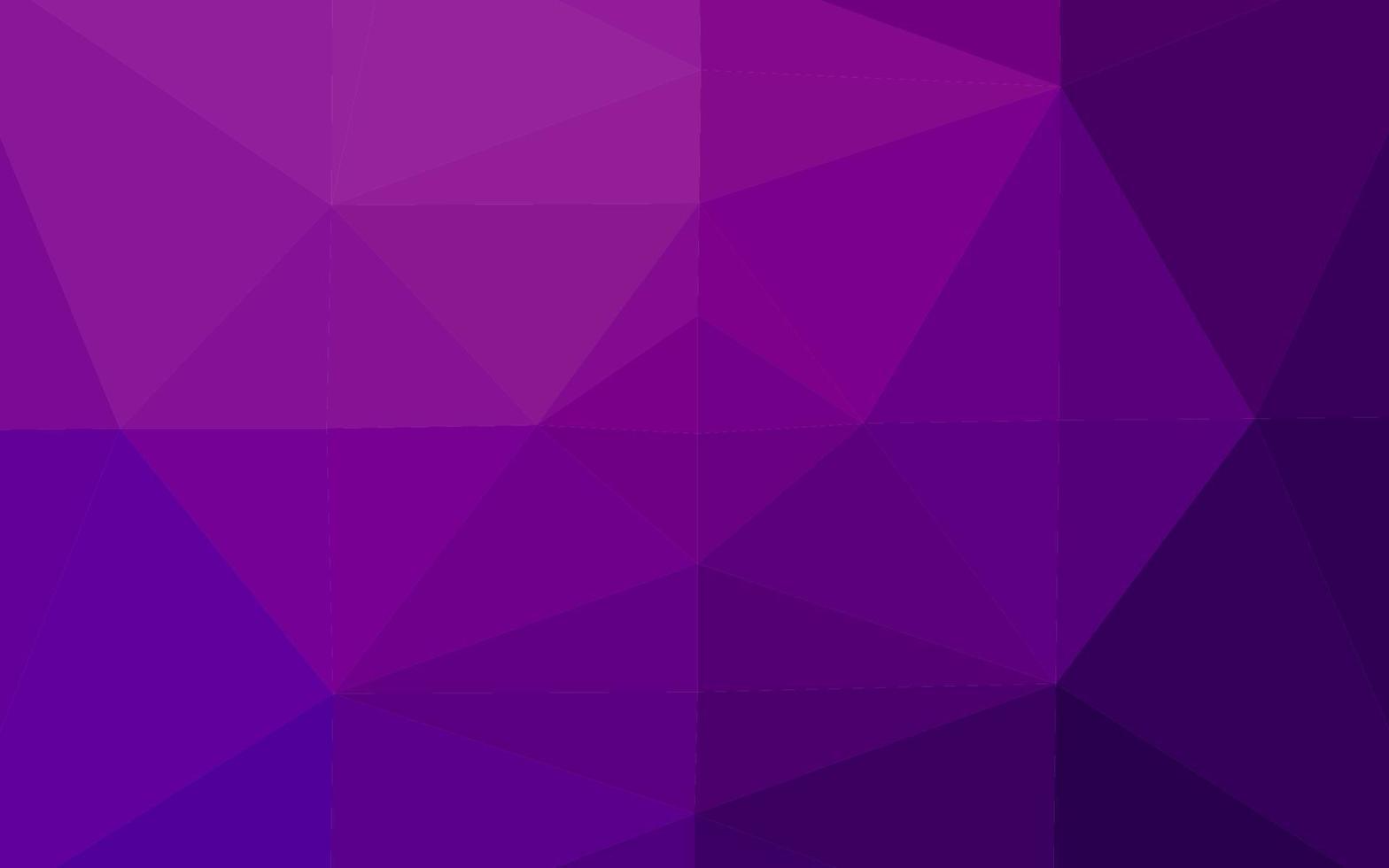 Dark Purple vector triangle mosaic cover.