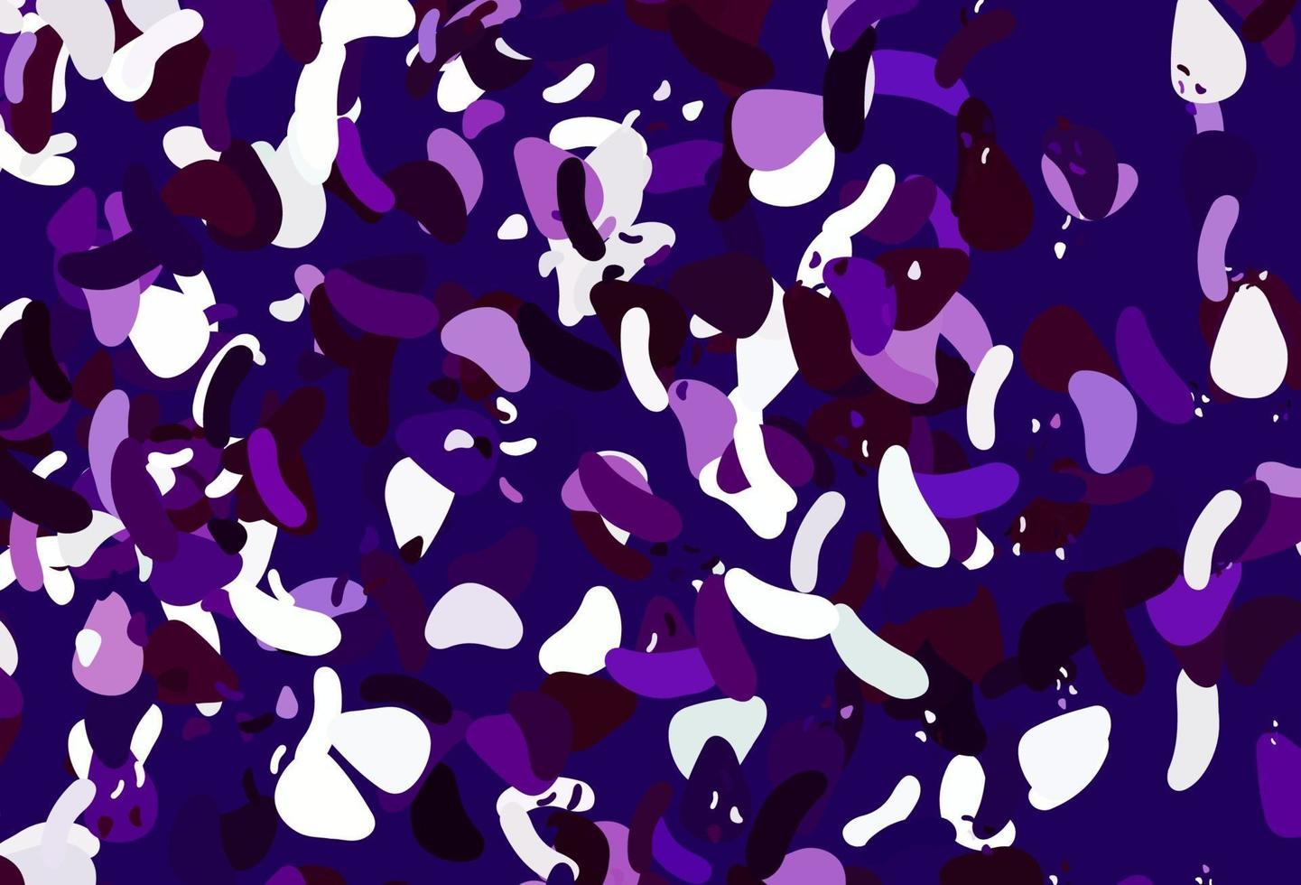 Light Purple vector background with abstract forms.