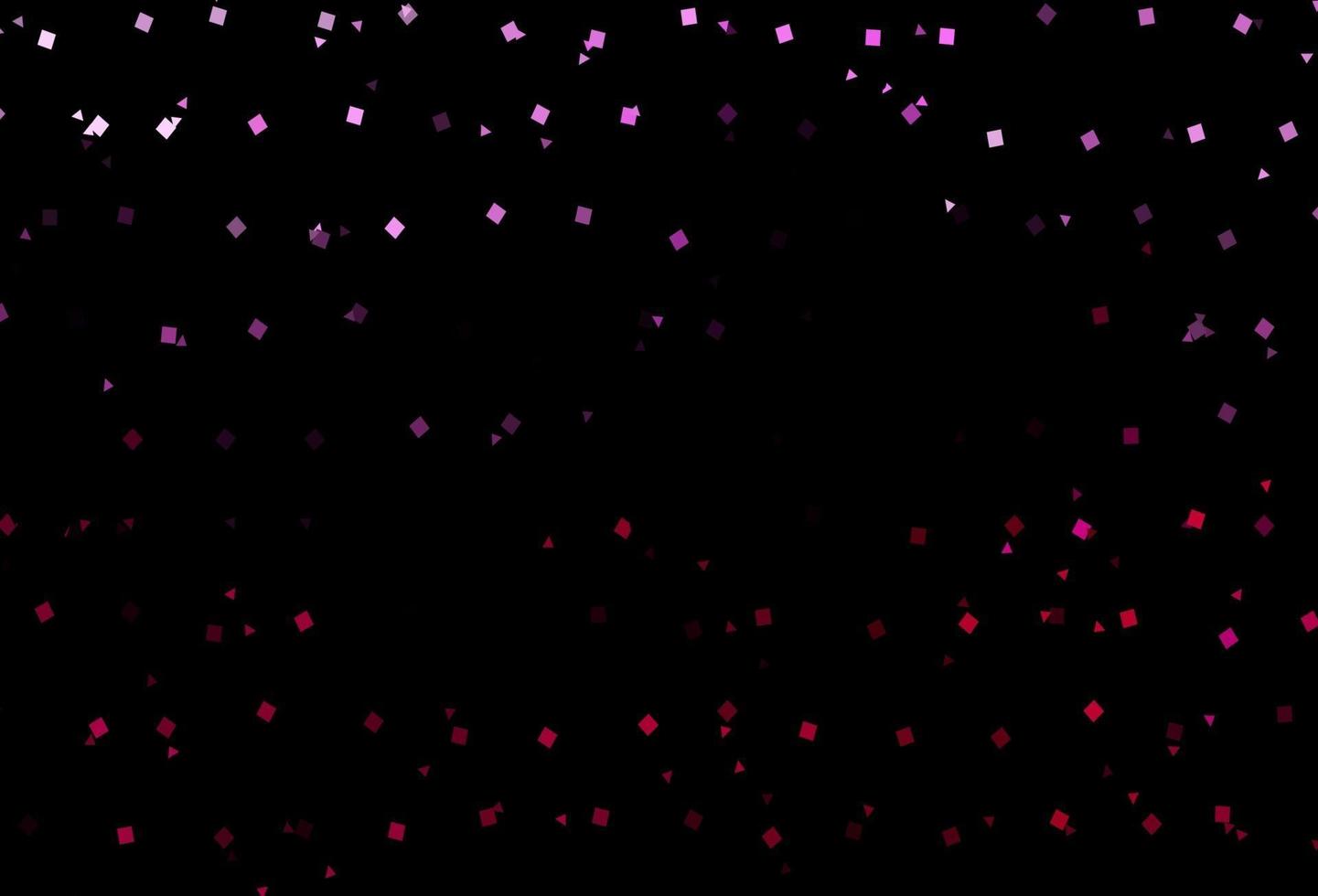 Dark Pink vector pattern in polygonal style with circles.