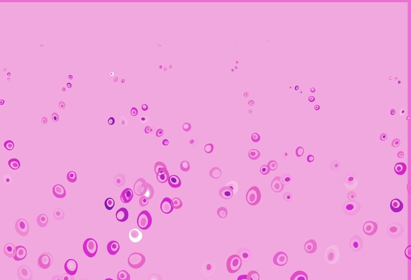 Light Pink vector cover with spots.