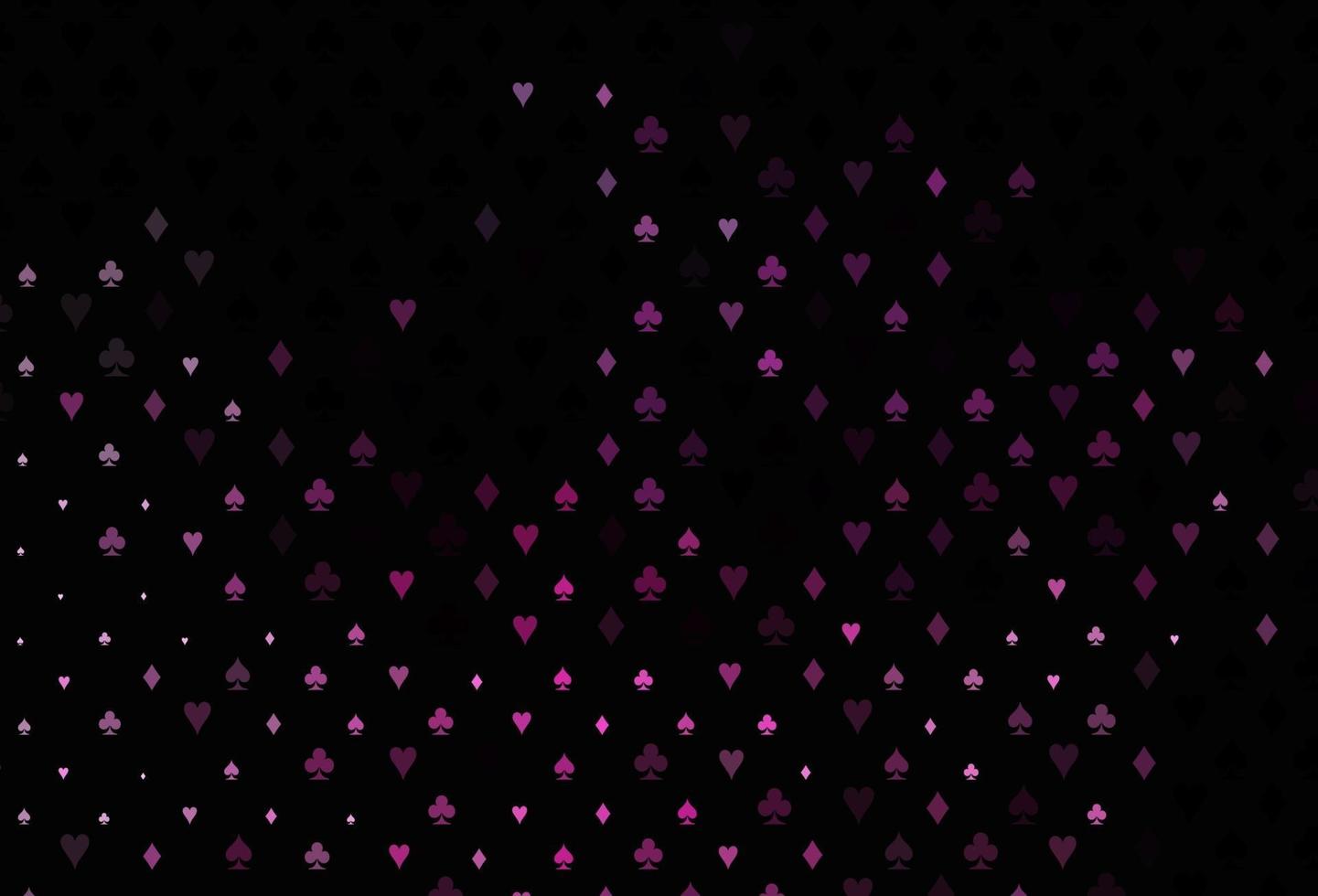diseño de vector de color rosa oscuro con elementos de tarjetas.