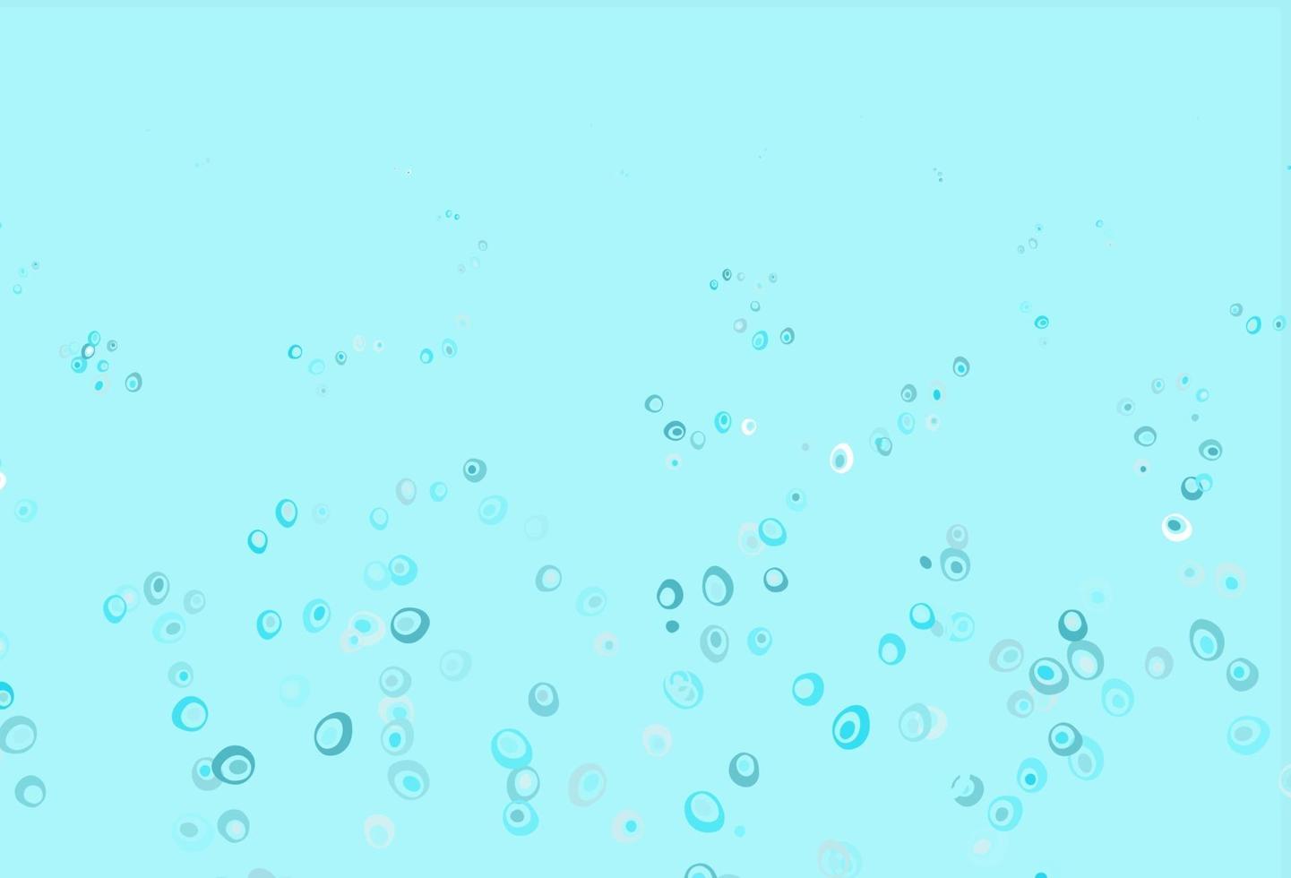 Fondo de vector azul claro con burbujas.