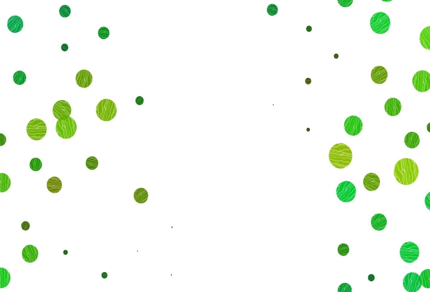 Fondo de vector verde claro, amarillo con puntos.