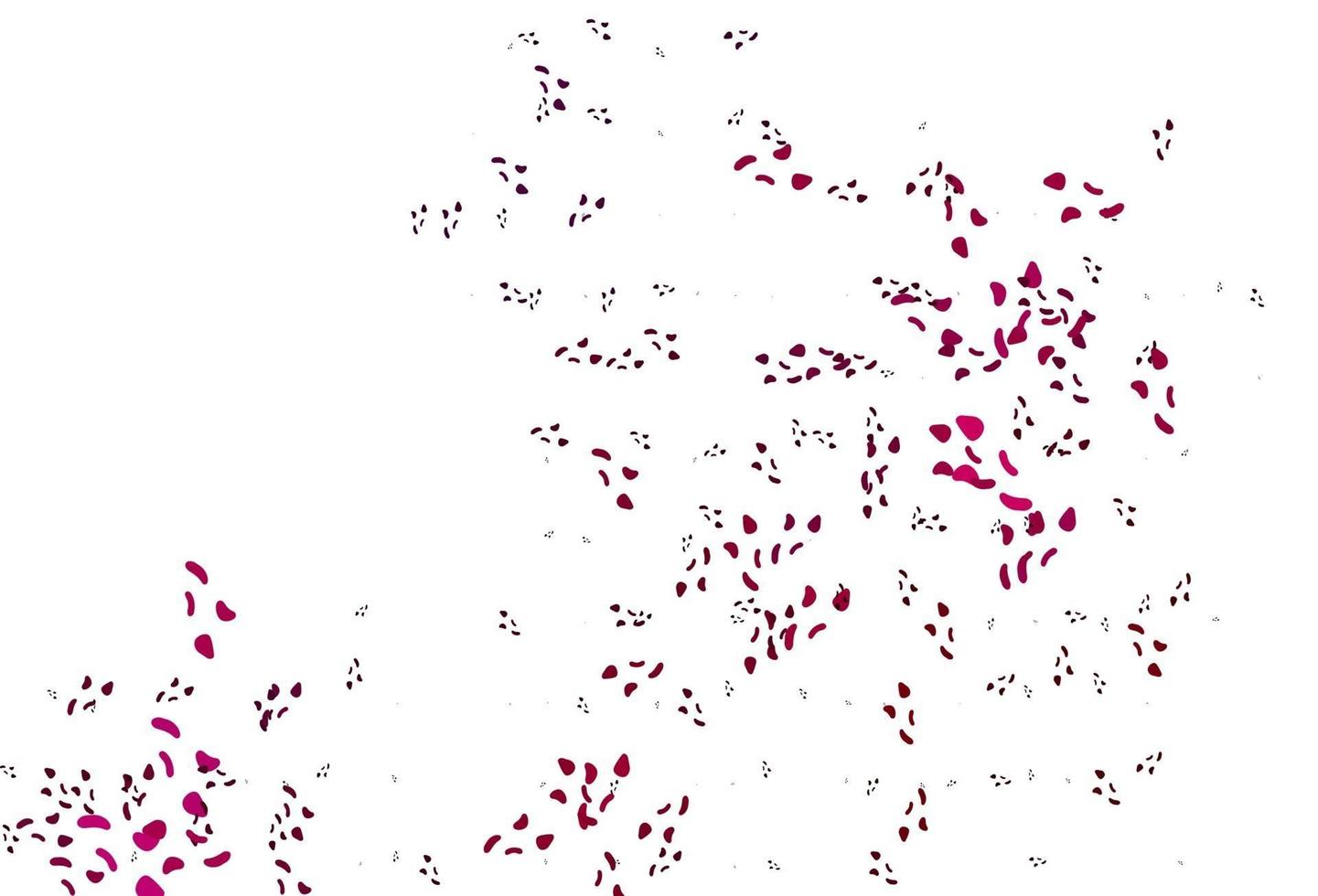 Light Pink vector template with memphis shapes.