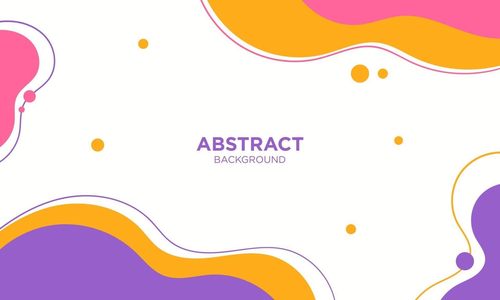 Abstract Colorful Fluid Wave Background vector