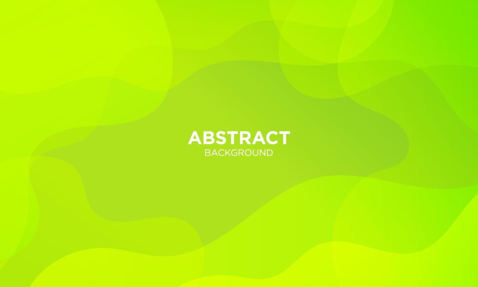 Abstract Green Fluid Wave Background vector