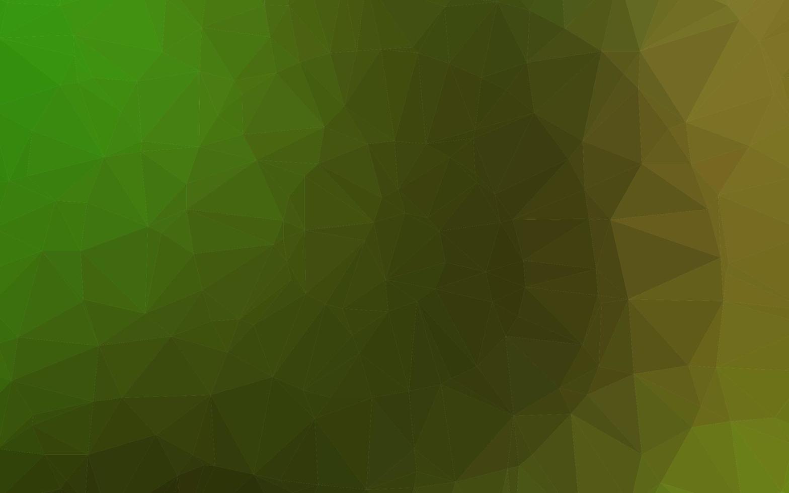 Light Green vector polygonal pattern.