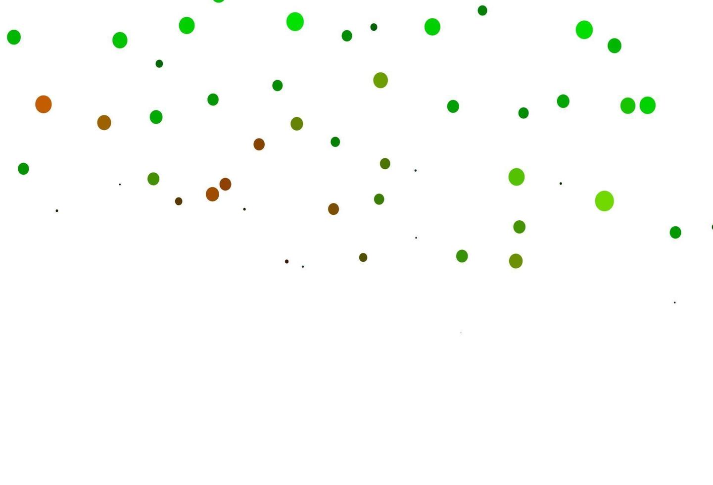 Light Green, Red vector pattern with spheres.