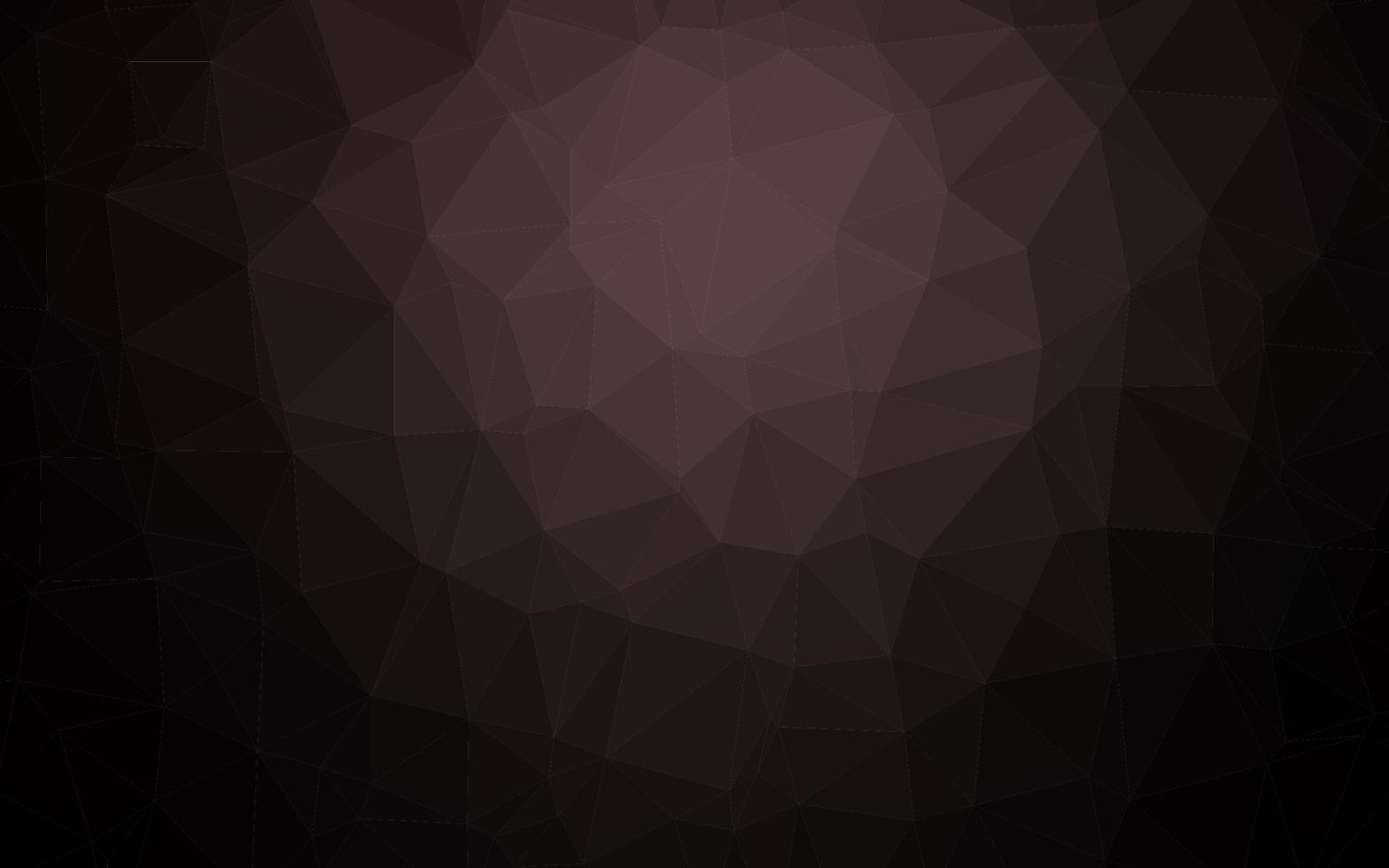 Dark Black vector blurry triangle texture.