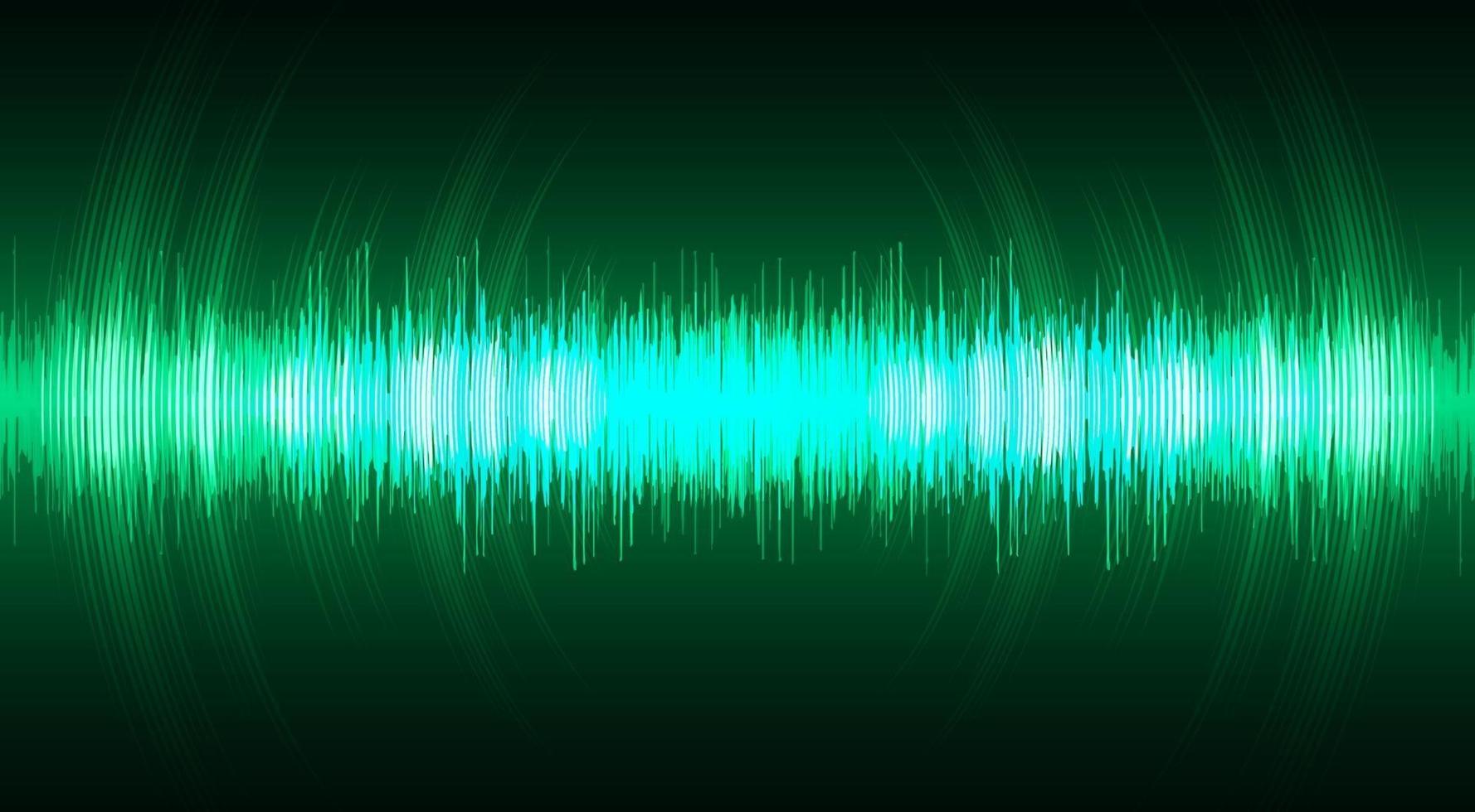 Sound waves oscillating dark light vector
