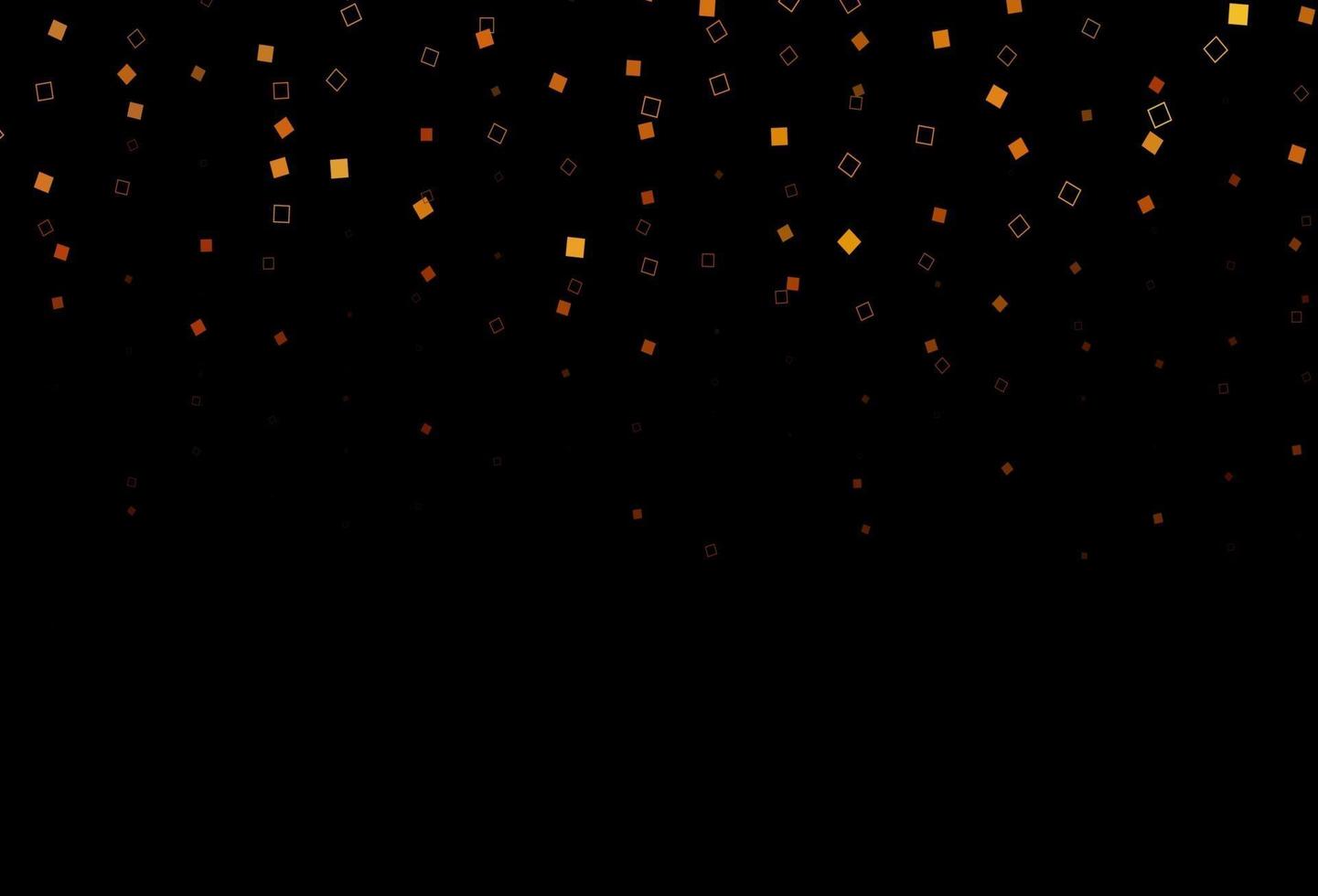 Dark Orange vector background with rectangles.