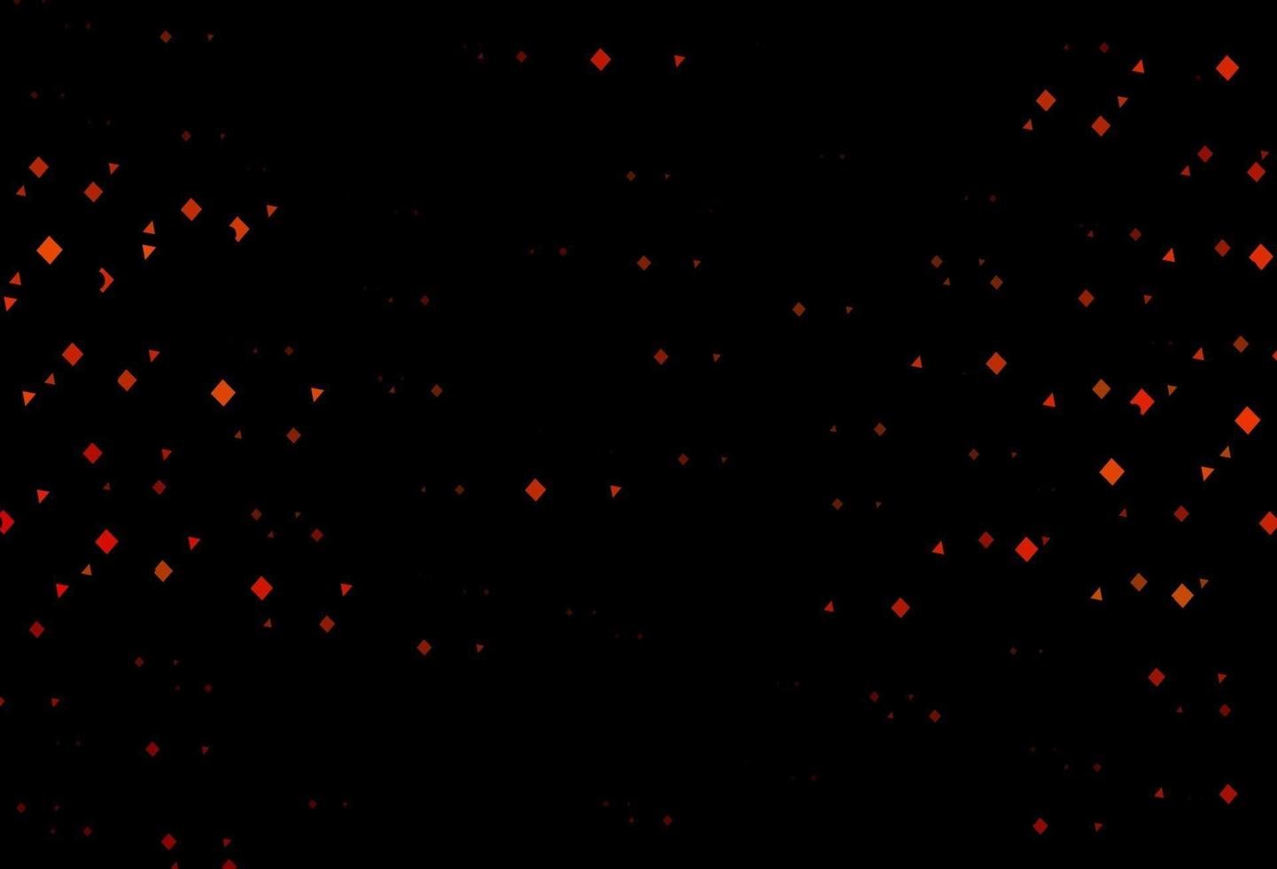 Dark orange vector cover in polygonal style with circles.