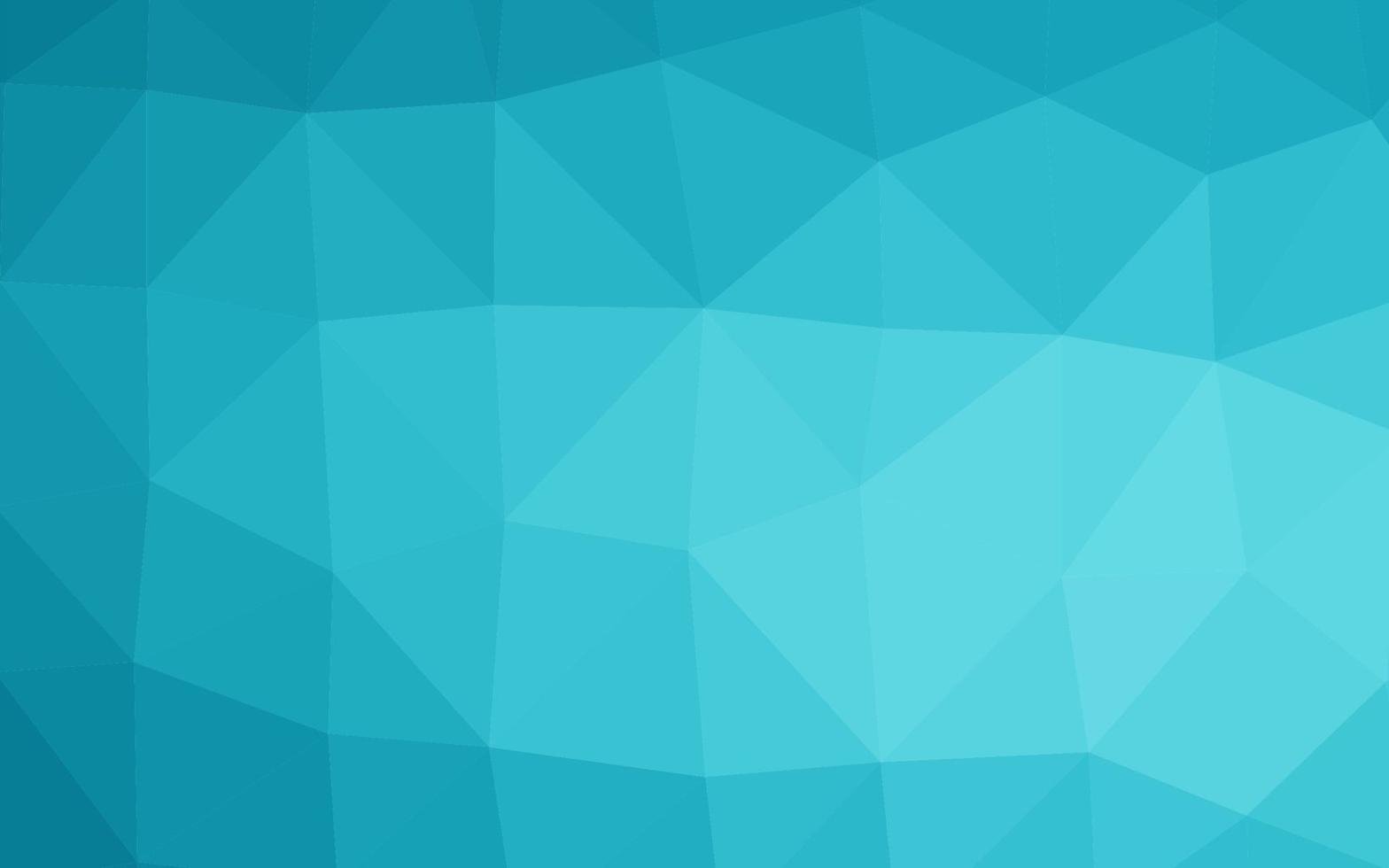 Light BLUE vector shining triangular template.