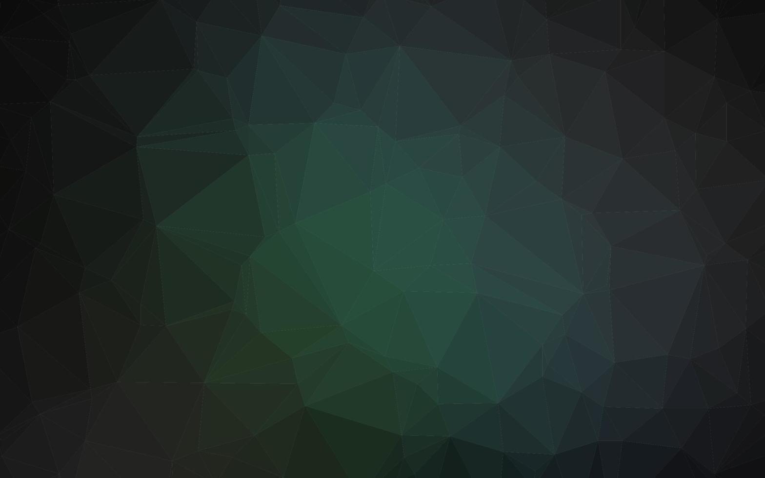 Dark BLUE vector polygonal template.