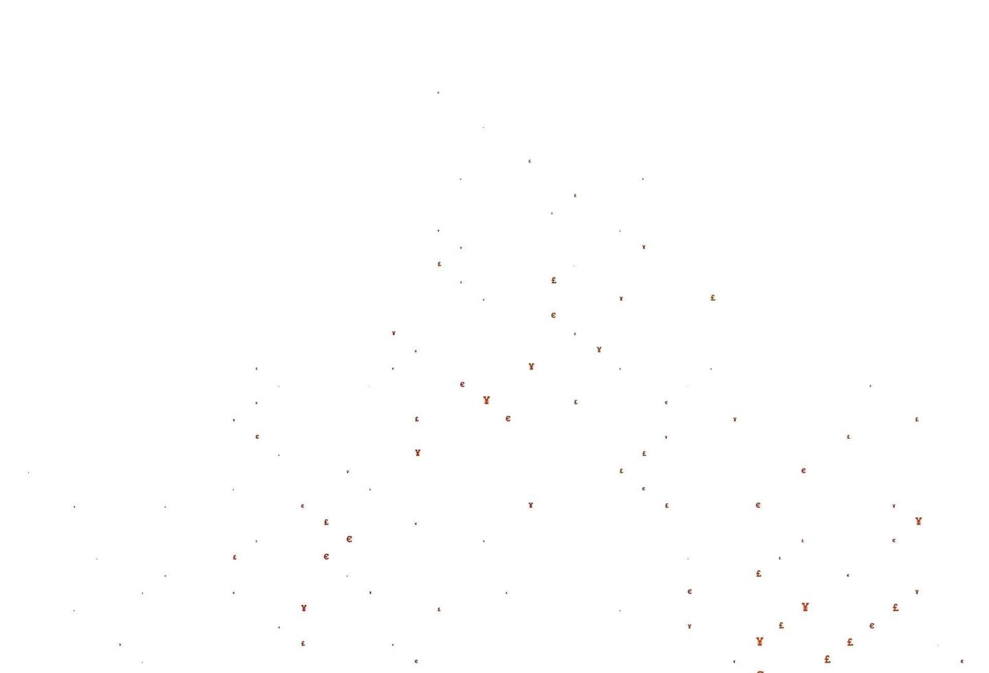 diseño vectorial de color naranja claro con símbolos bancarios. vector