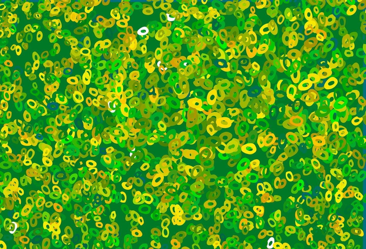 Light Green, Yellow vector layout with circle shapes.
