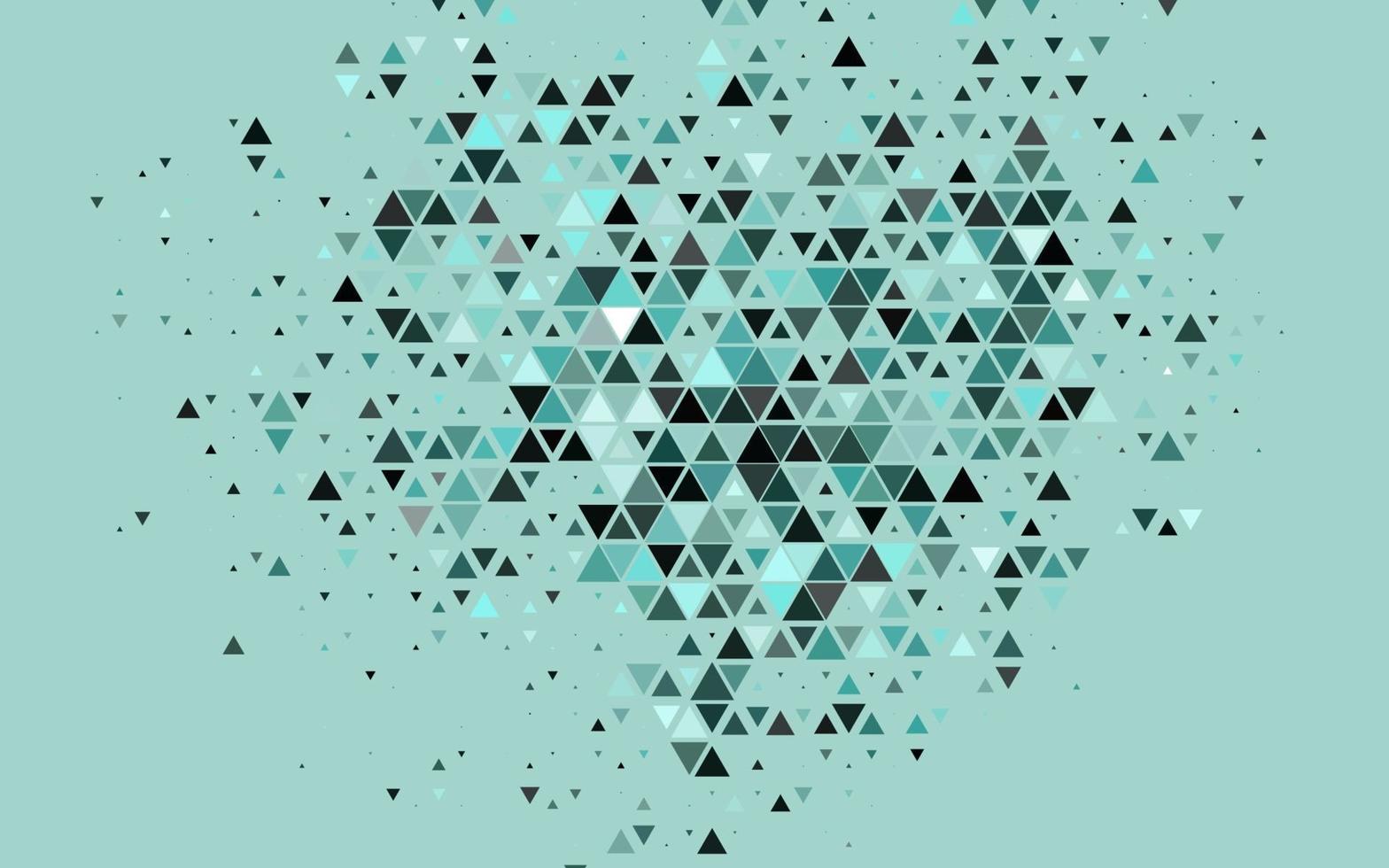 Light BLUE vector cover in polygonal style.