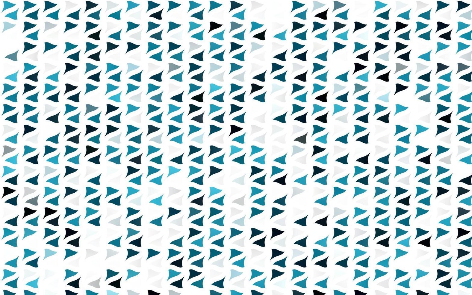 Light BLUE vector template with crystals, triangles.