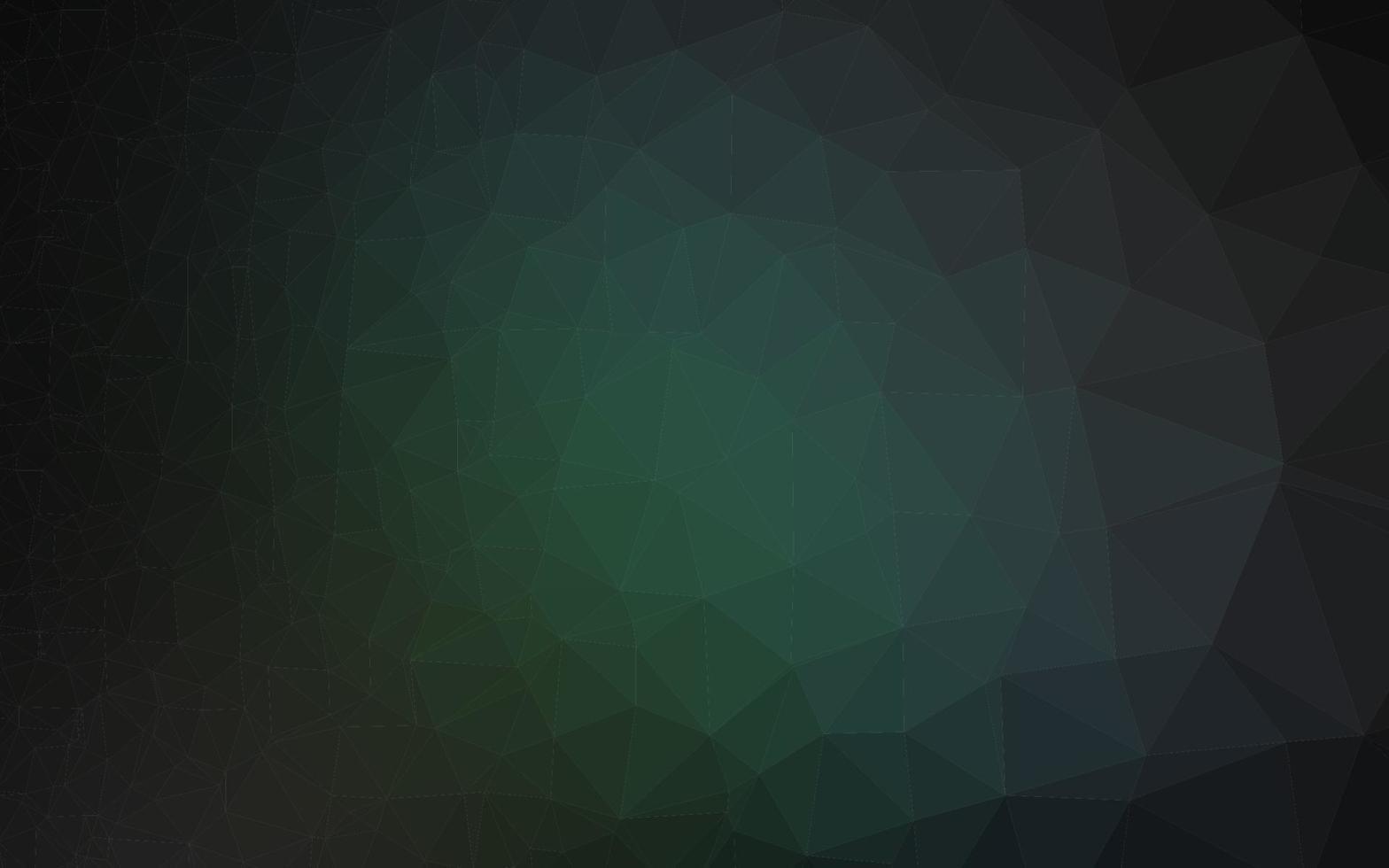 Dark BLUE vector abstract polygonal cover.