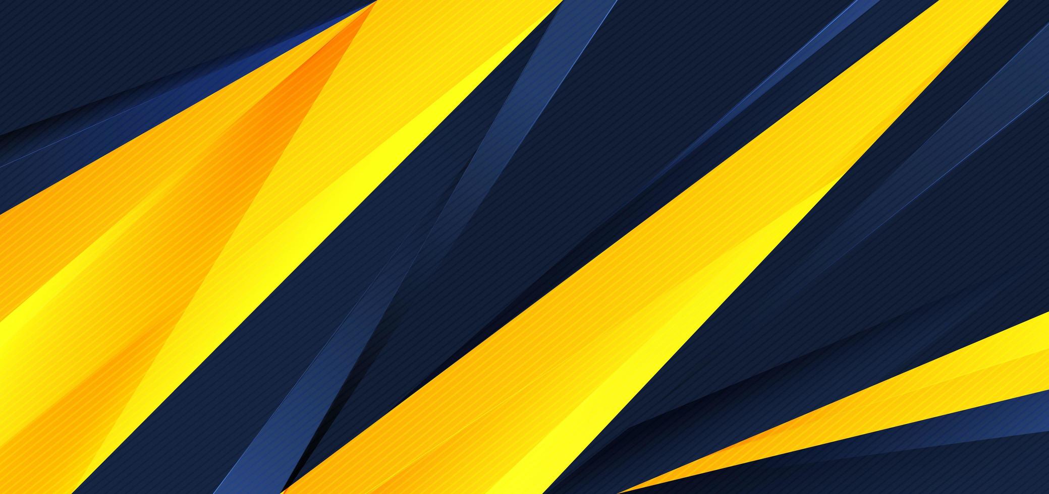 Abstract background with yellow and blue gradient triangles. vector