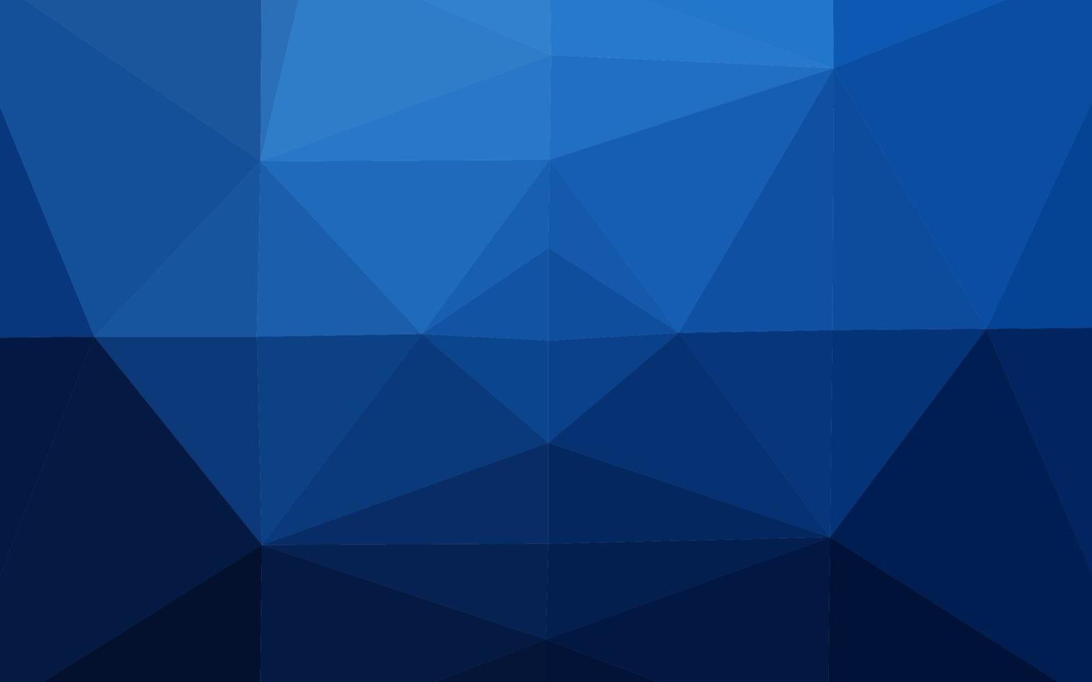 Dark BLUE vector polygonal background.