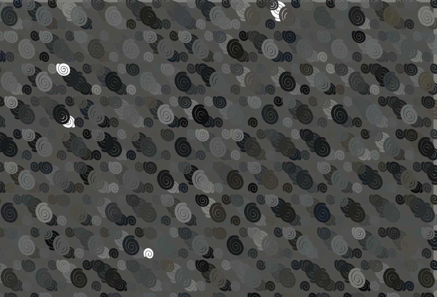 Light Black vector pattern with lamp shapes.