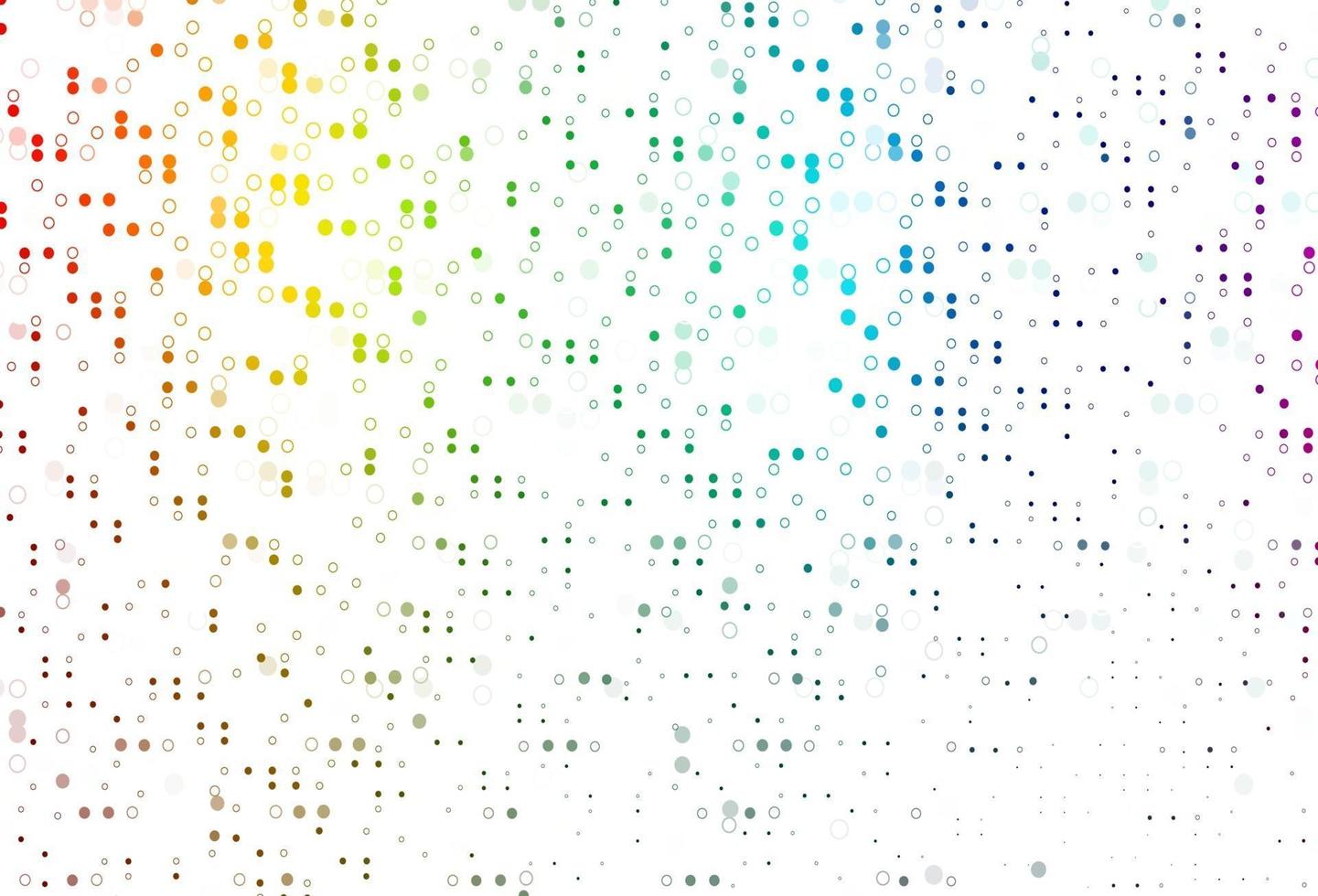 Light Multicolor, Rainbow vector template with circles.