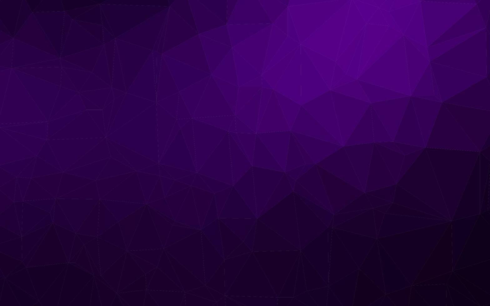 Dark Purple vector shining triangular template.