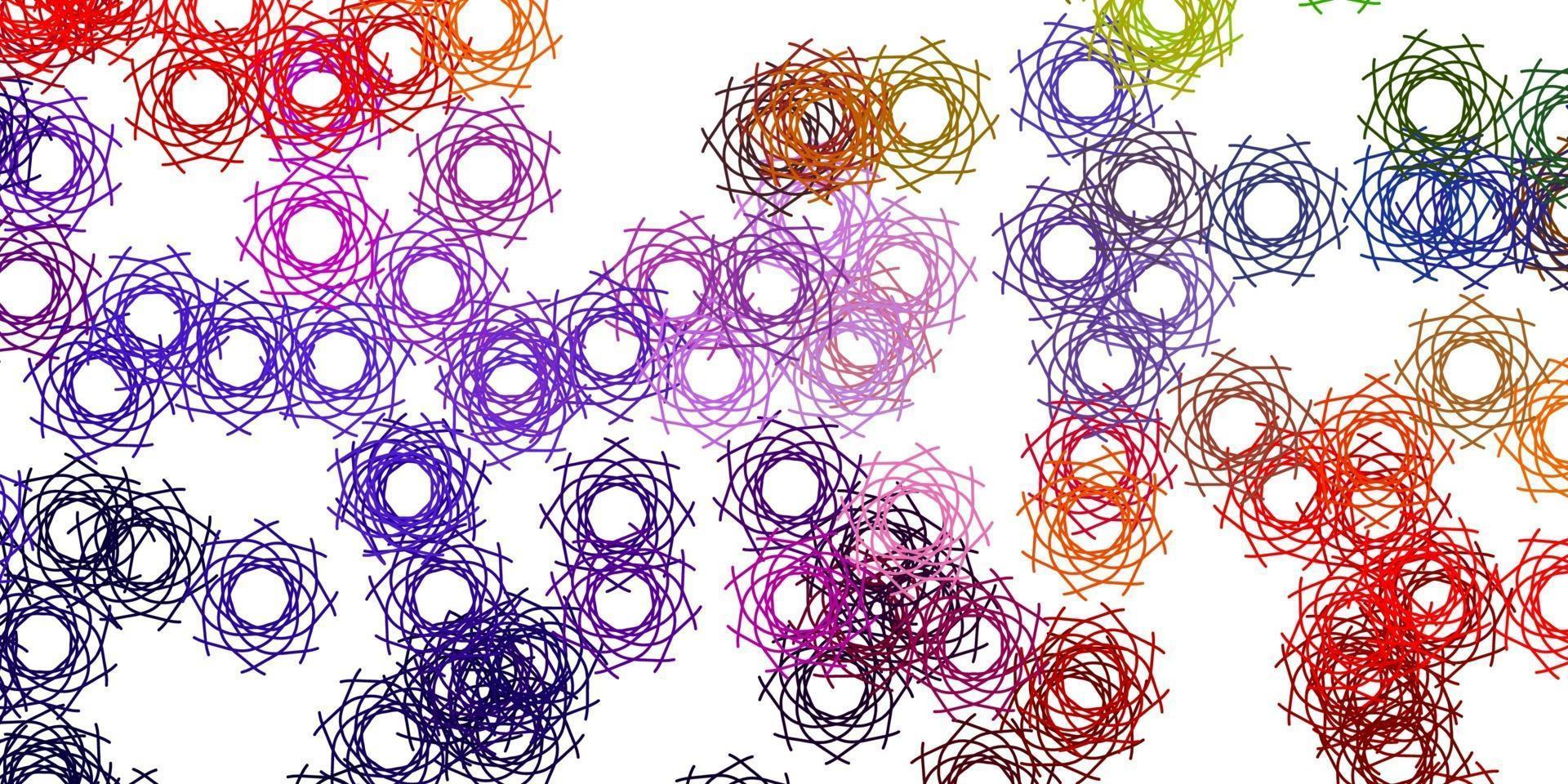 Light Blue, Red vector template with abstract forms.