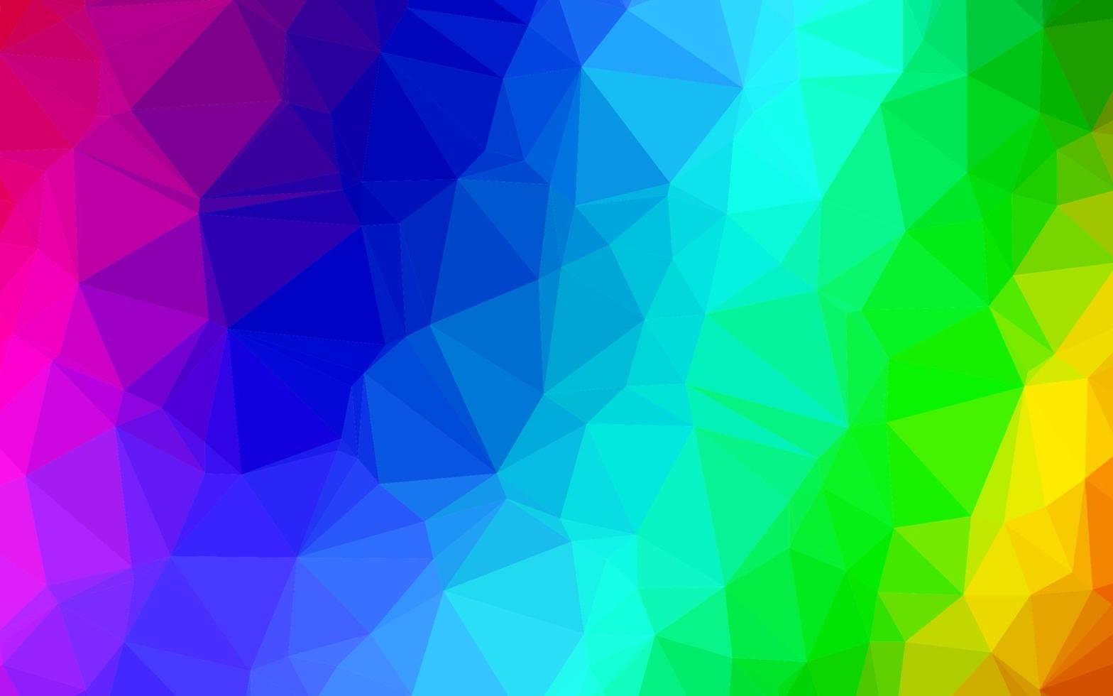 luz multicolor, patrón de mosaico abstracto de vector de arco iris.