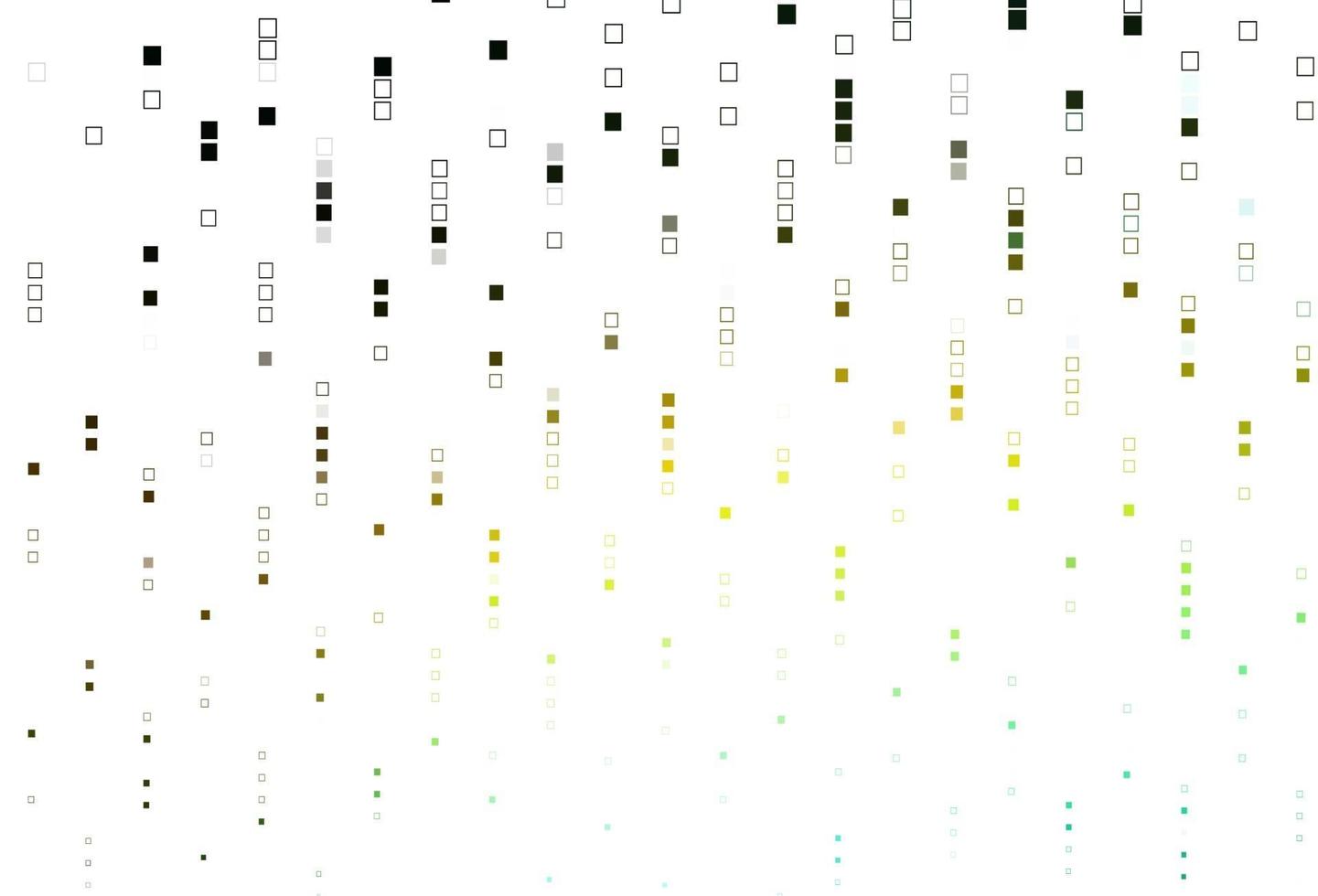 Light Green, Yellow vector pattern with crystals, rectangles.