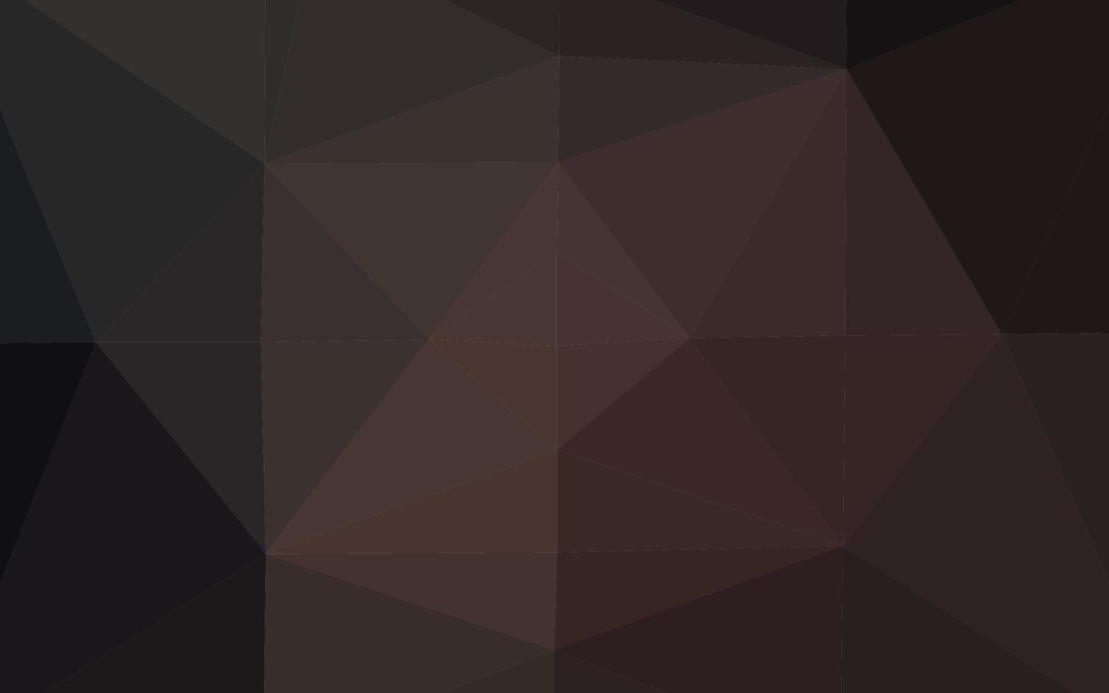 Dark Black vector polygonal template.
