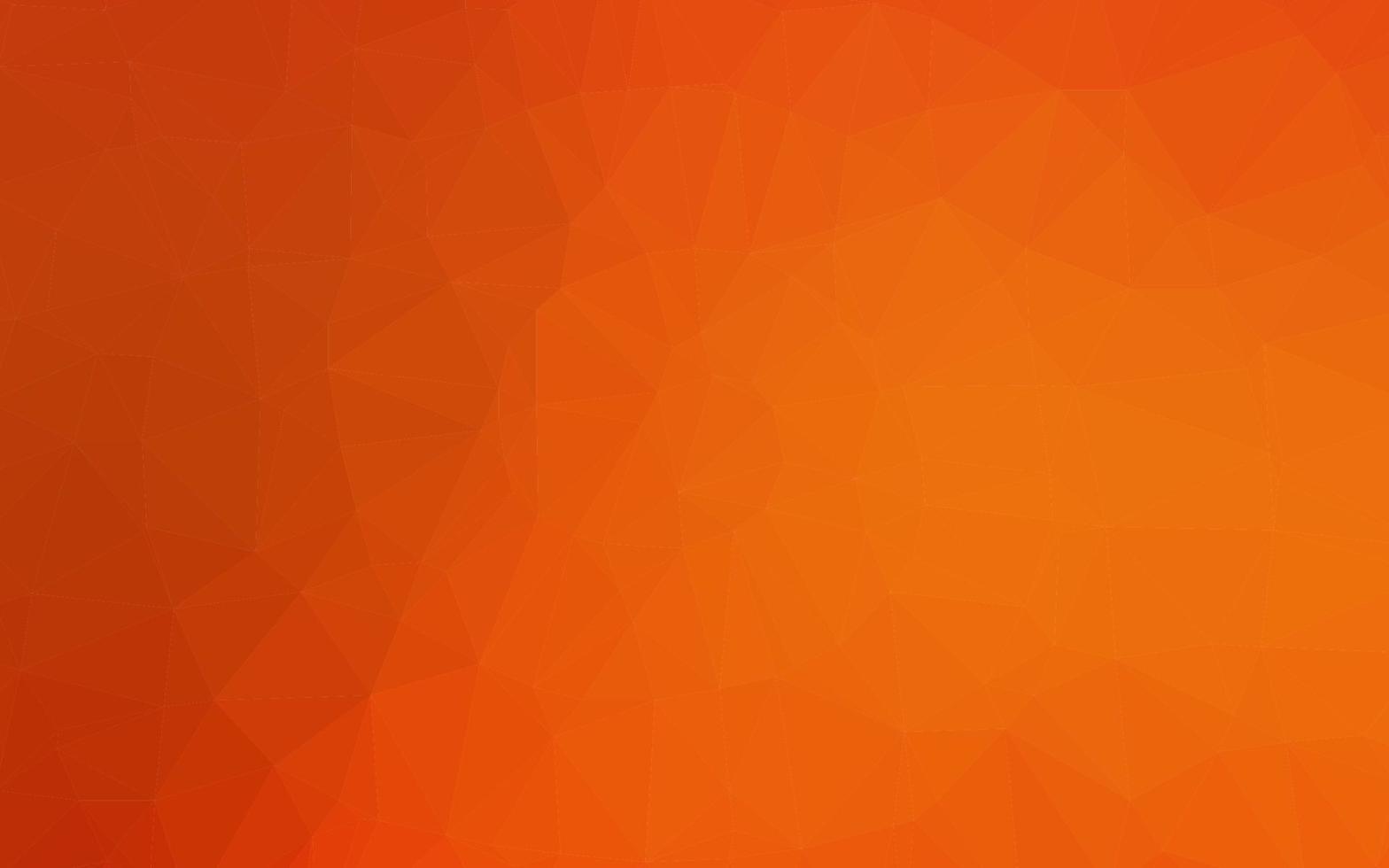 Light Orange vector polygonal background.