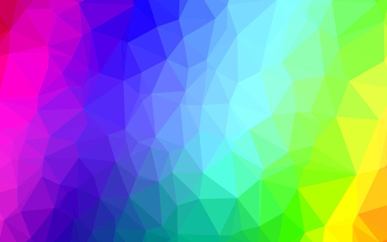 Light Multicolor, Rainbow vector blurry triangle template.