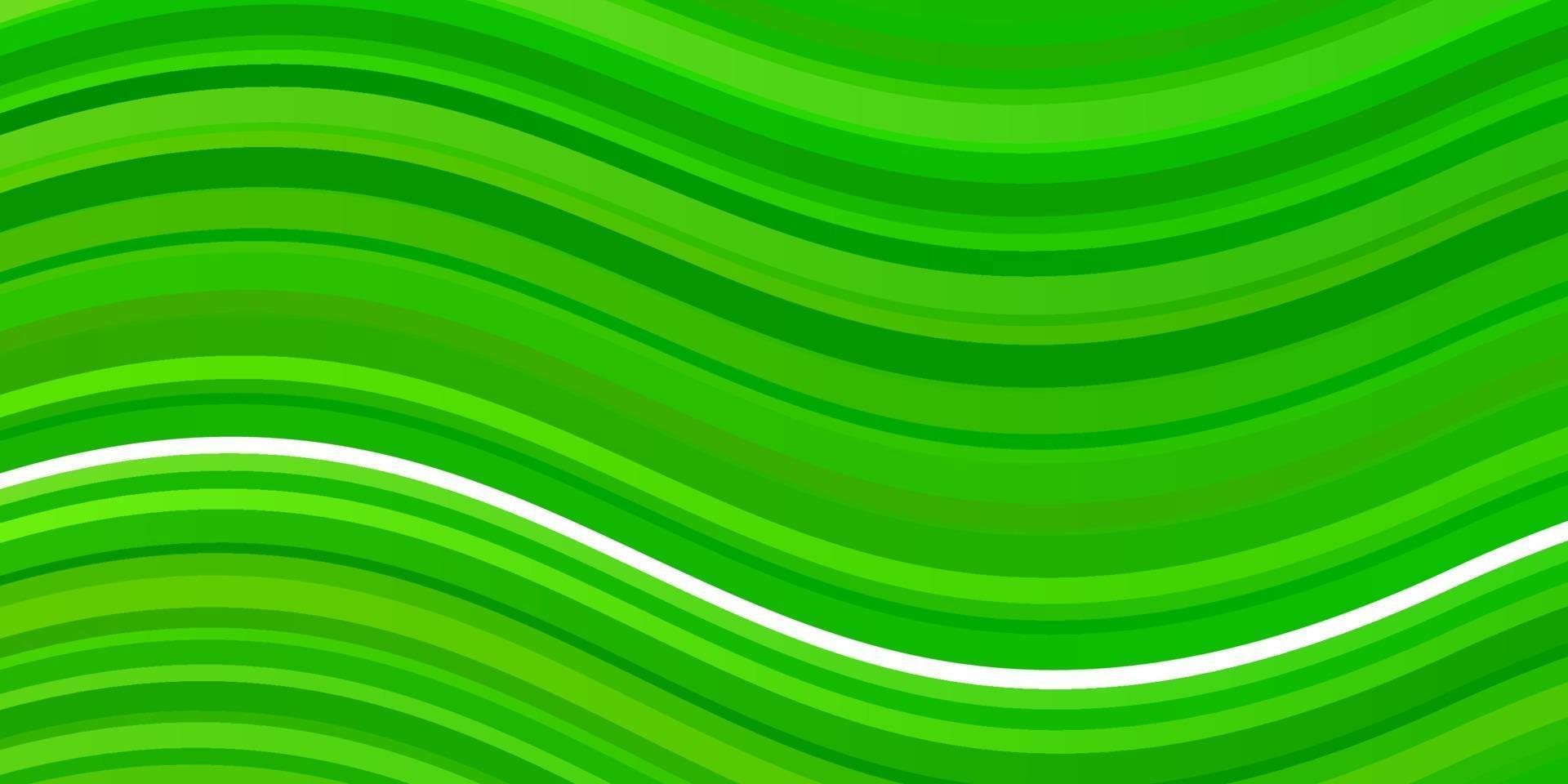 Fondo de vector verde claro con líneas dobladas.