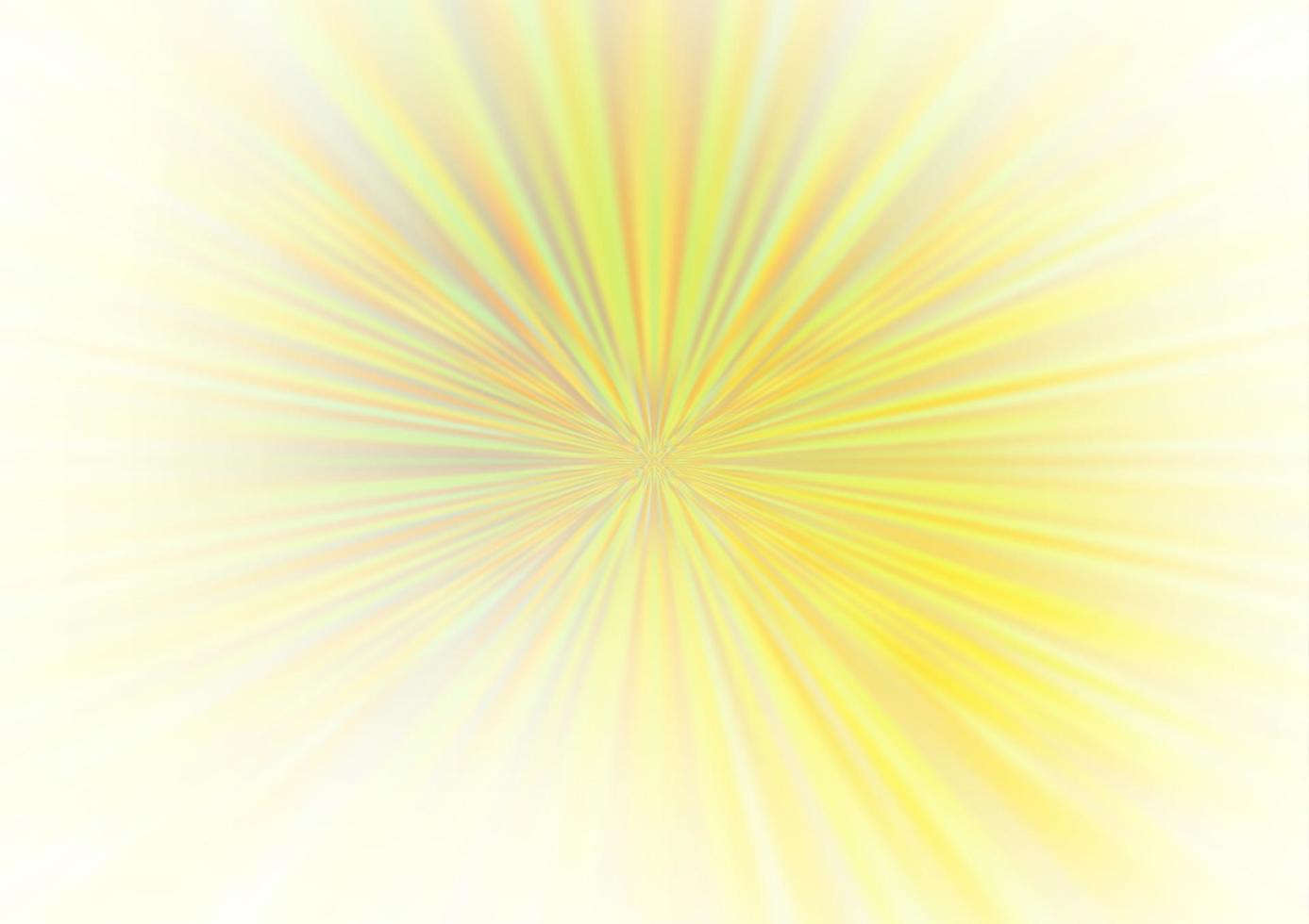 Light Yellow, Orange vector blurred bright pattern.
