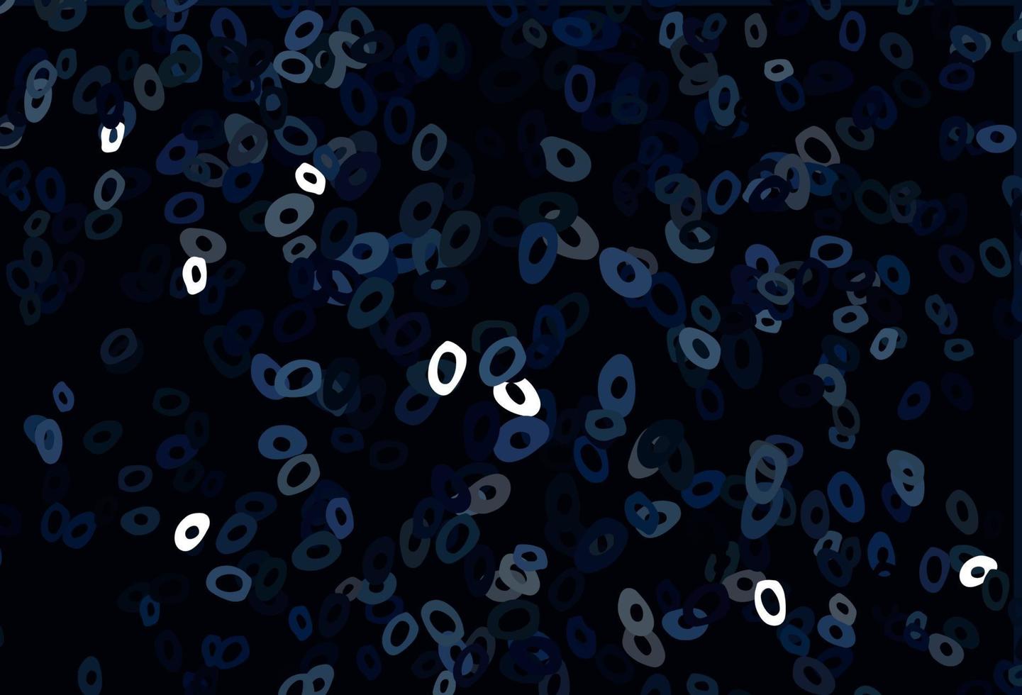 Telón de fondo de vector azul oscuro con puntos.