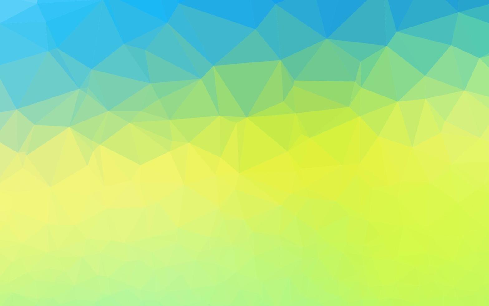 Light Blue, Yellow vector polygonal pattern.