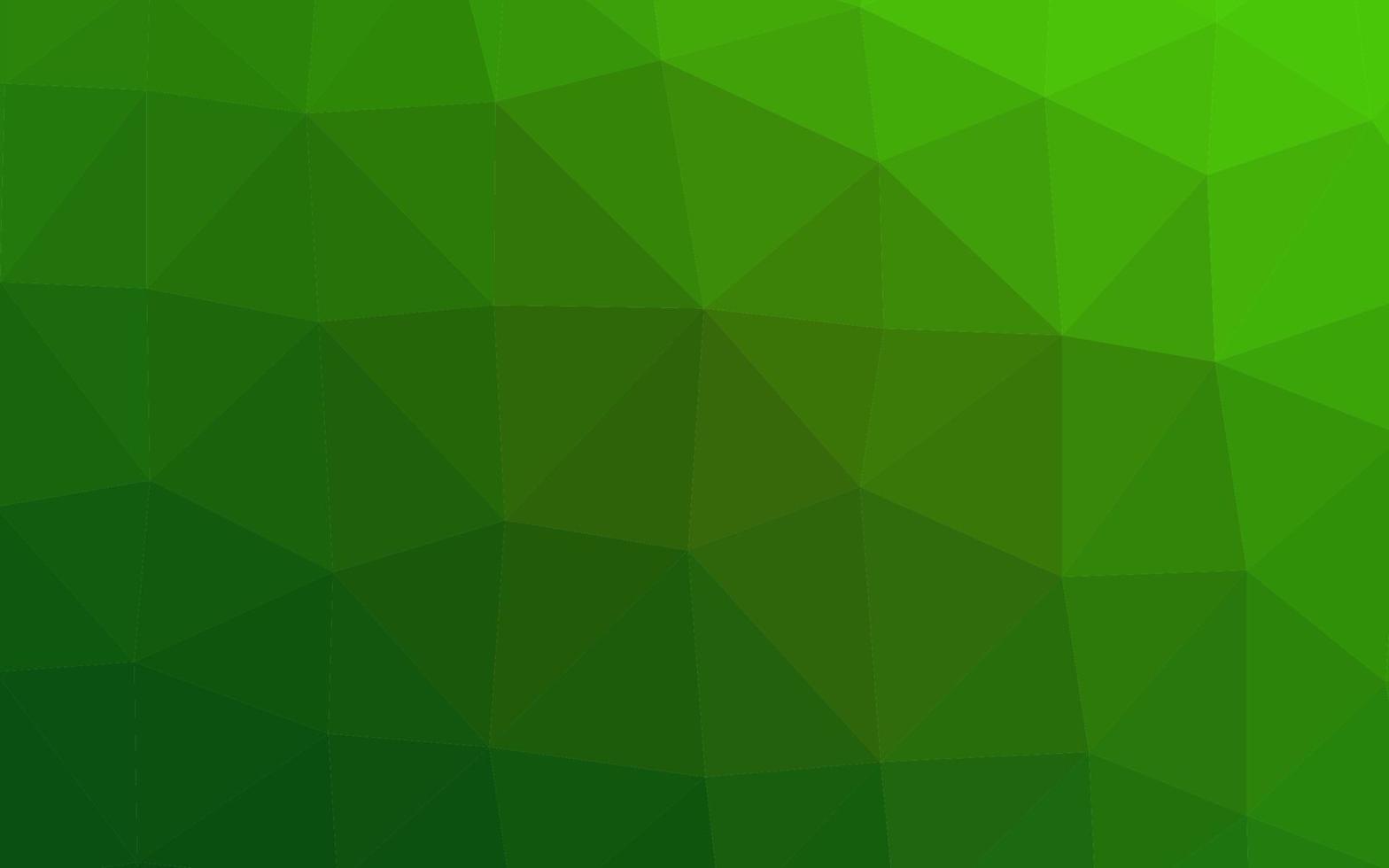 Light Green vector low poly cover.