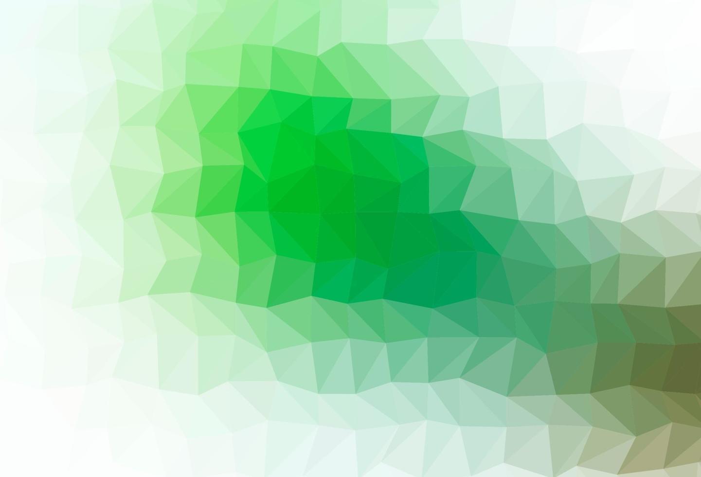 Light Green vector low poly layout.