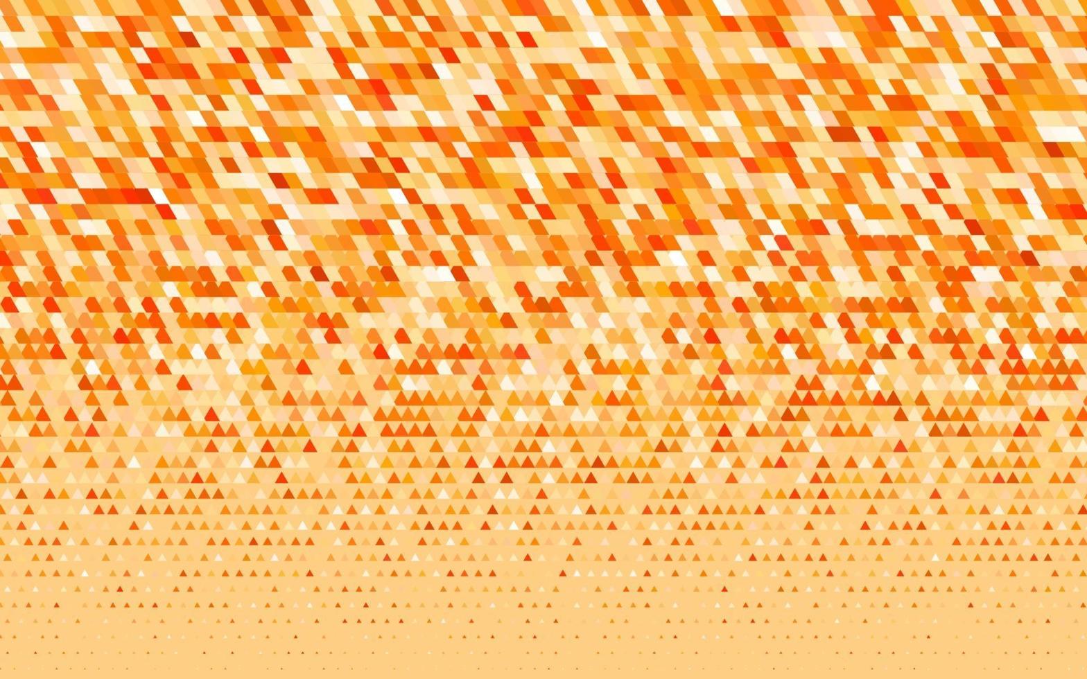 Light Yellow, Orange vector seamless pattern in polygonal style.