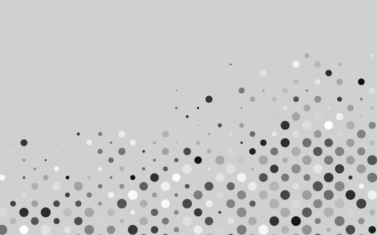 Light Silver, Gray vector pattern with spheres.