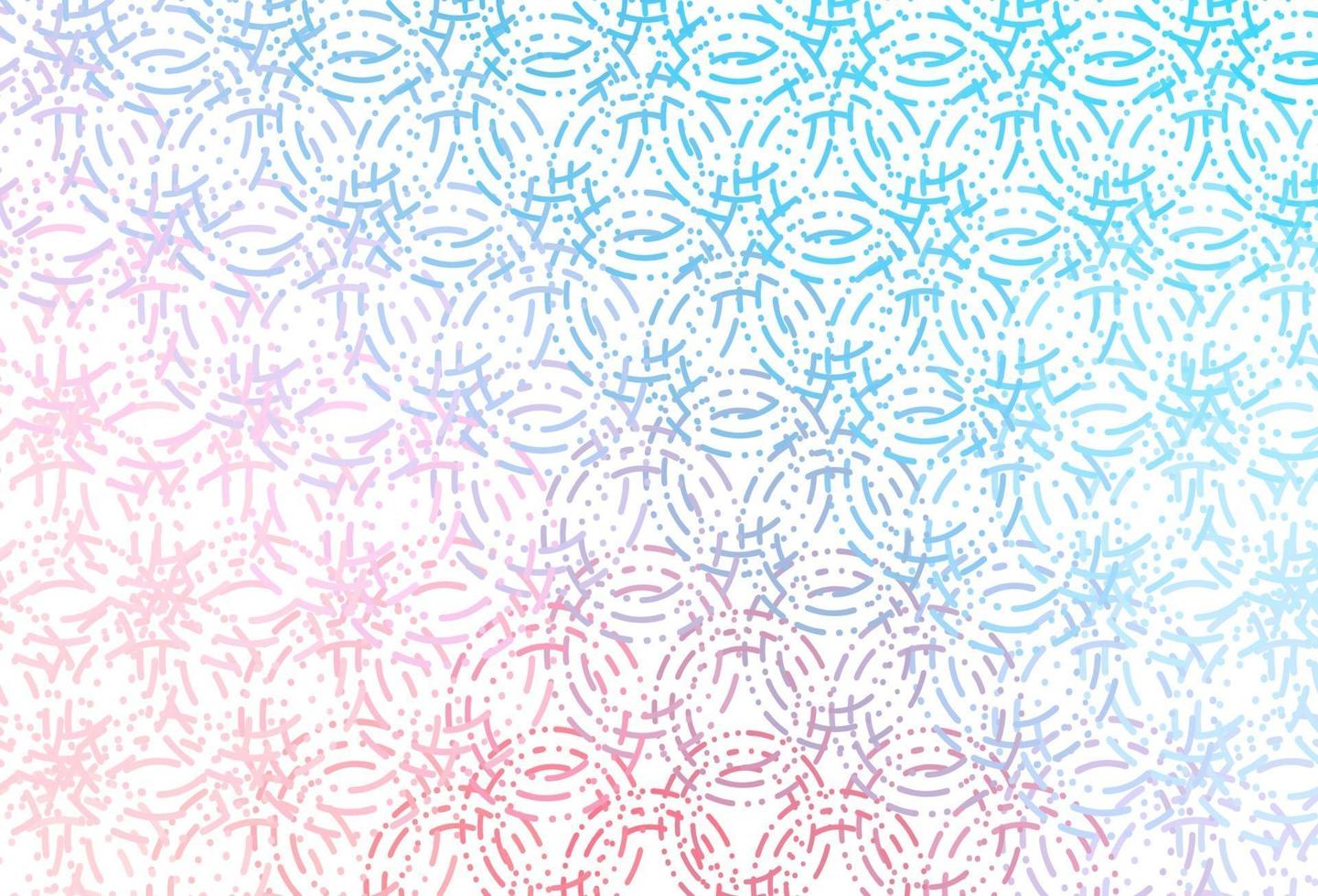 Light blue, red vector texture with disks.
