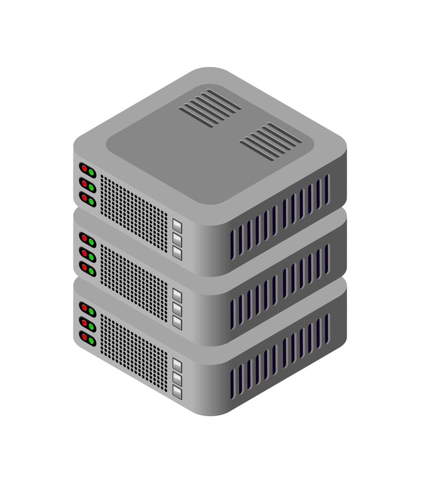 Single server network technology of connection data vector